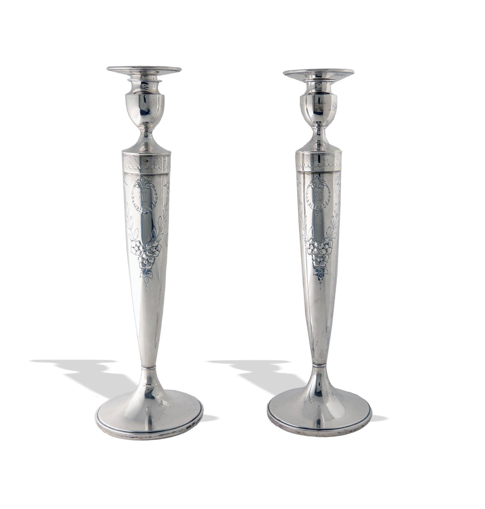Pair of Sterling Silver Candle Stands (1 of 8)