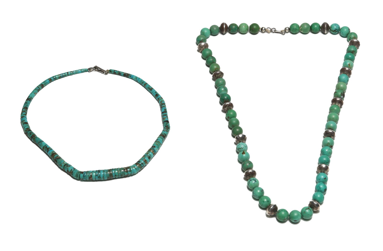 2 Pueblo Turquoise Necklaces (1 of 6)
