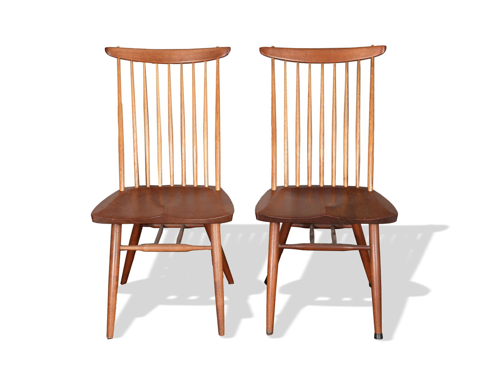 Pair of George Nakashima "New Chairs" C-1958 (1 of 10)
