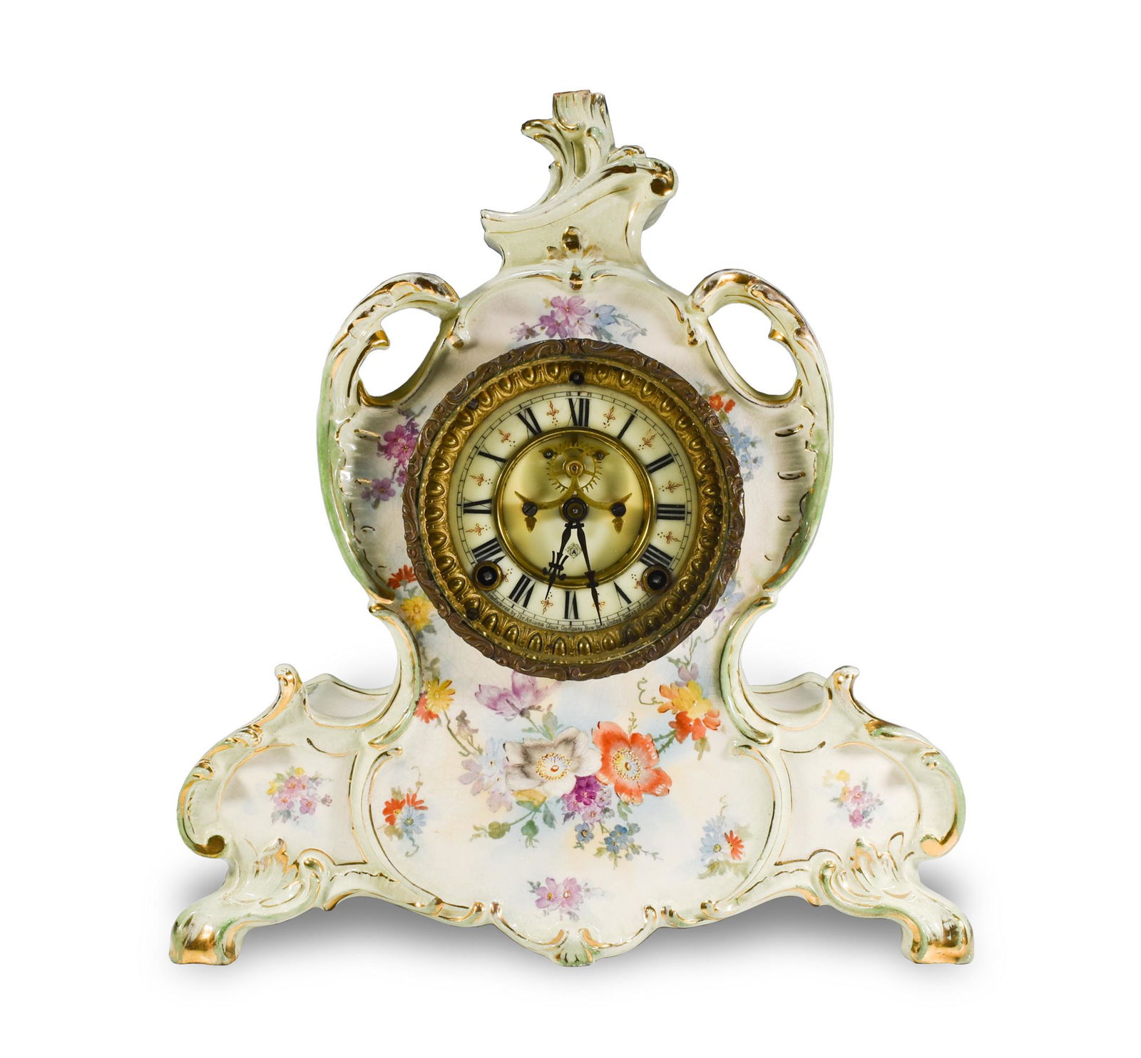 Ansonia "La Vendee" Royal Bonn Porcelain Clock (1 of 13)
