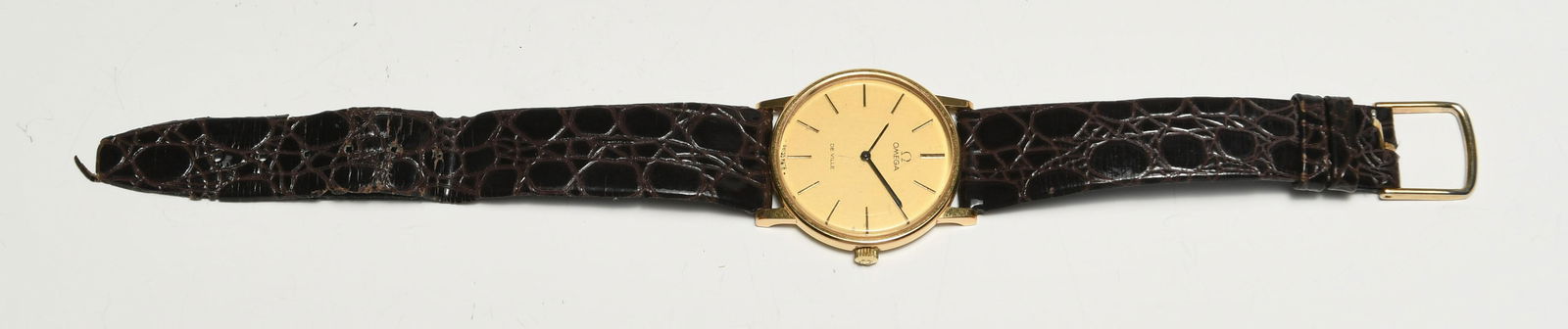 Boxed Men's Omega De Ville Gold Plated Watch (1 of 6)