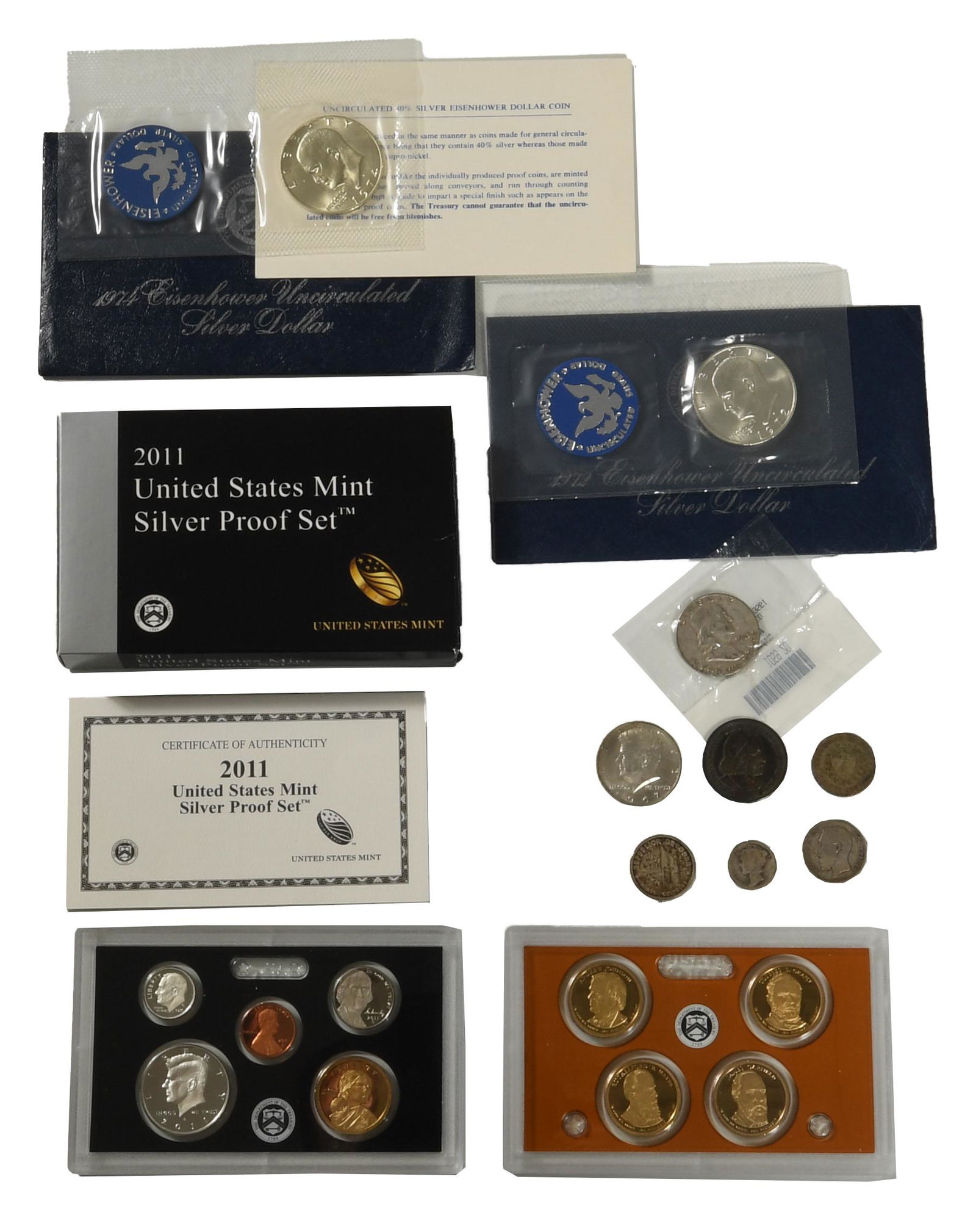 1893 Columbian 1/2 Dollar & Other Silver Coins (1 of 7)