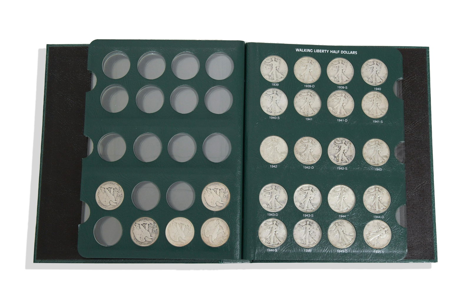 34 Walking Liberty Half Dollars 1936-1947 (1 of 8)