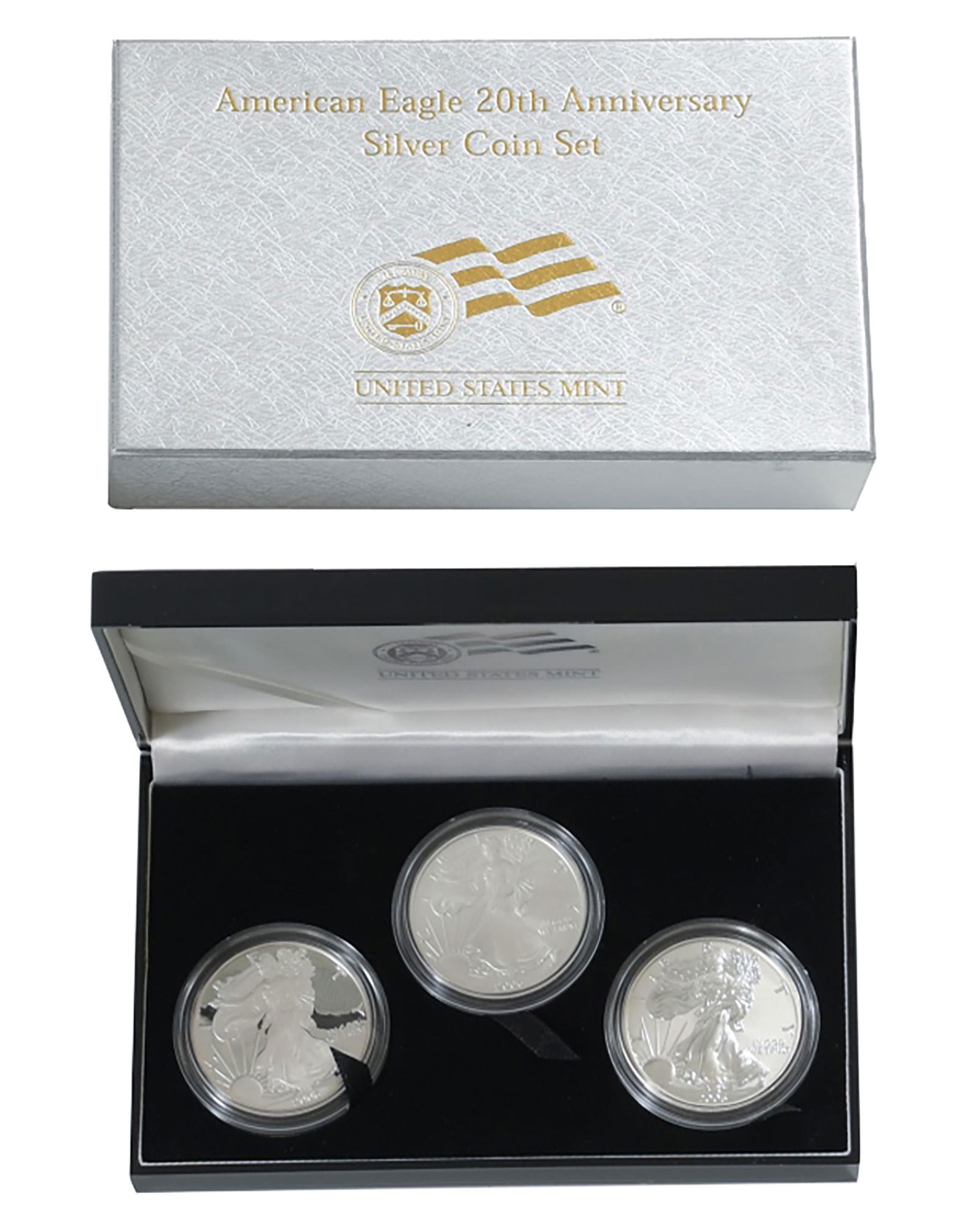 American Eagle 20th Anniversary Silver Set (1 of 4)