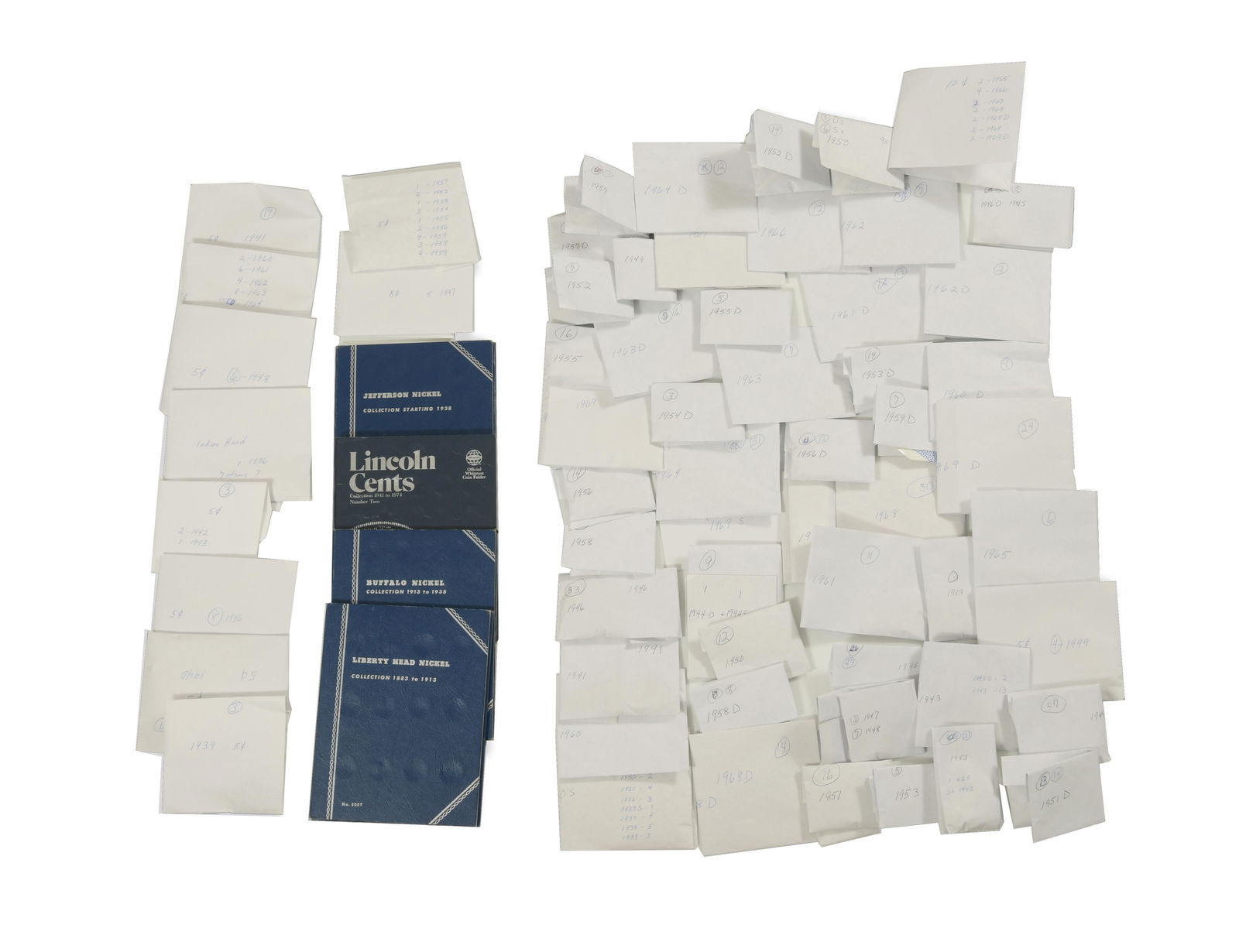 Large Lot US Pennies, Nickels 1898 - 1960's (1 of 7)