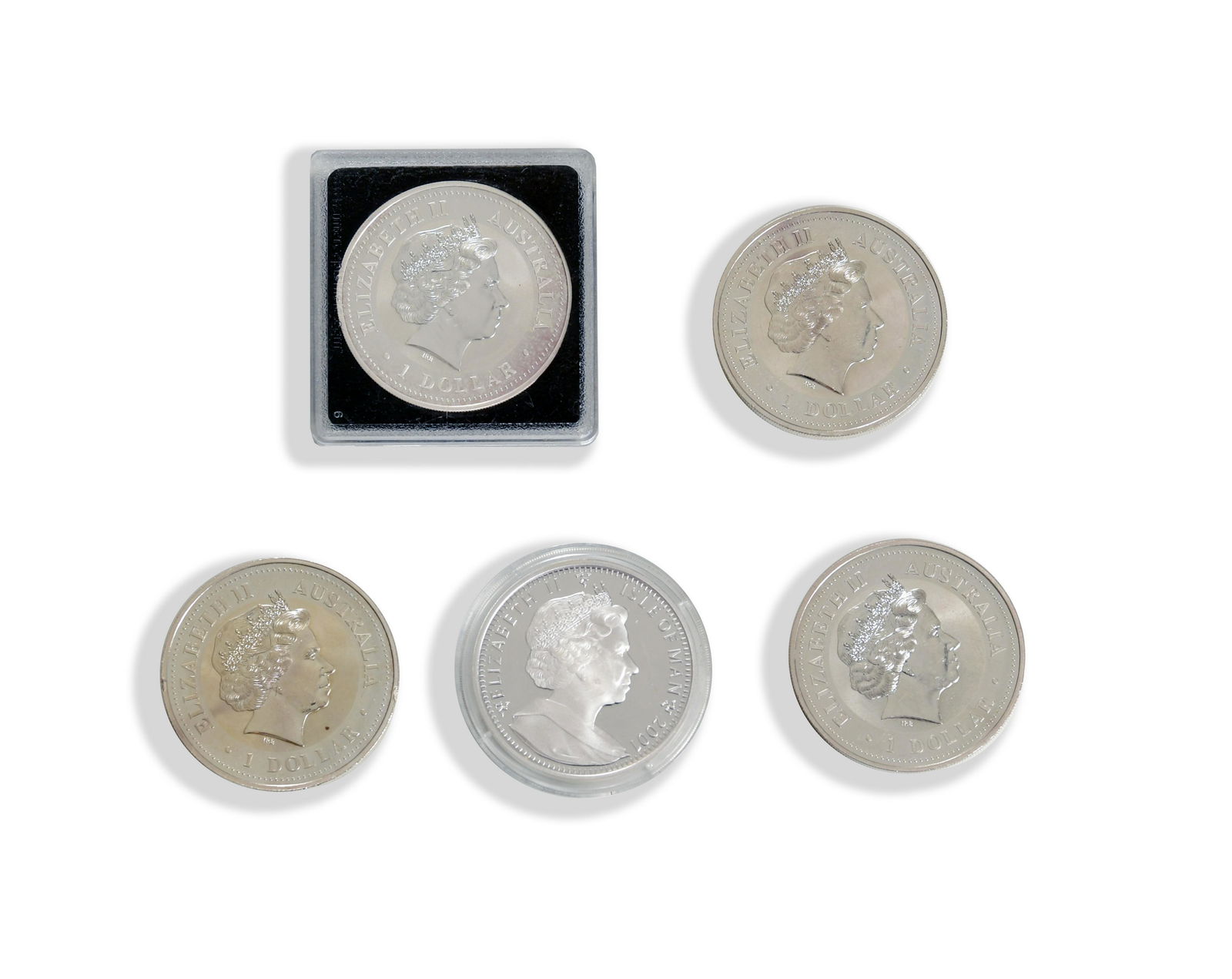 5, Australia Silver Chinese Zodiac $1, Isle of Man (1 of 4)