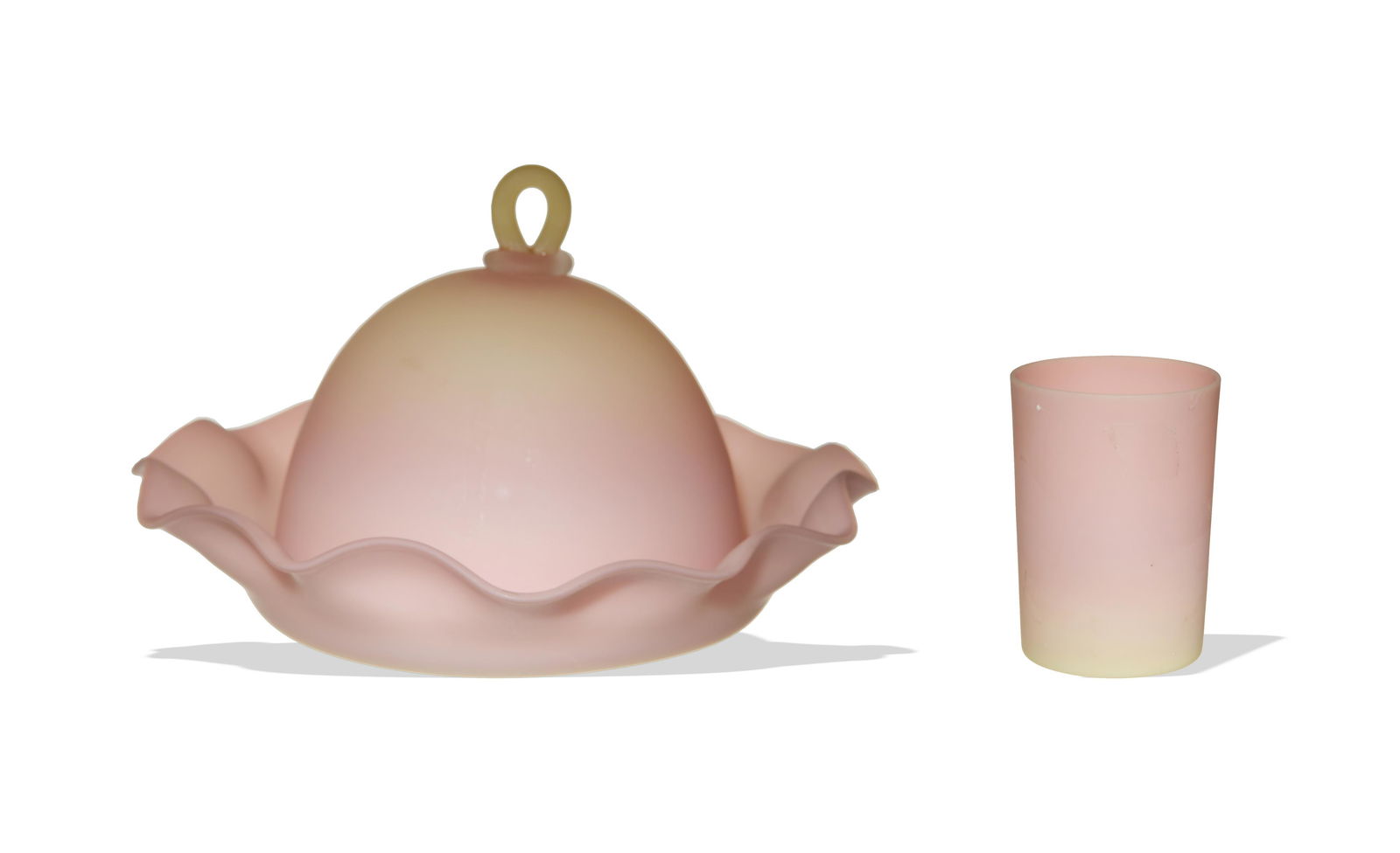 Mt. Washington Burmese Covered Dish & Tumbler (1 of 6)