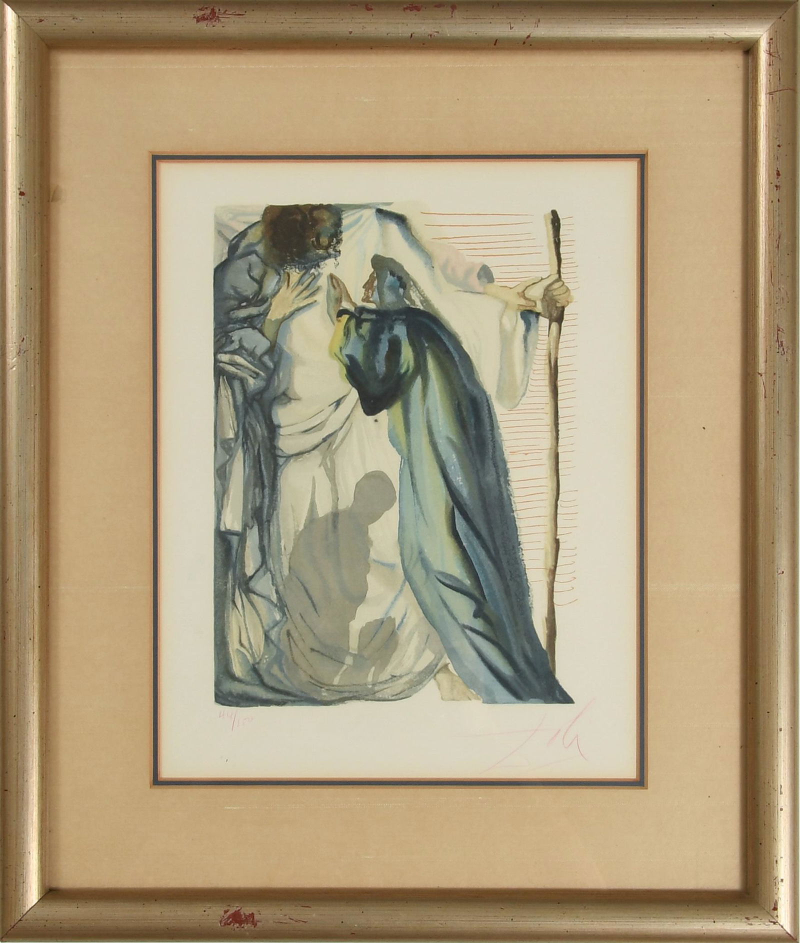 Dali, The Divine Comedy Purgatoire Chant 14 44/150 (1 of 10)