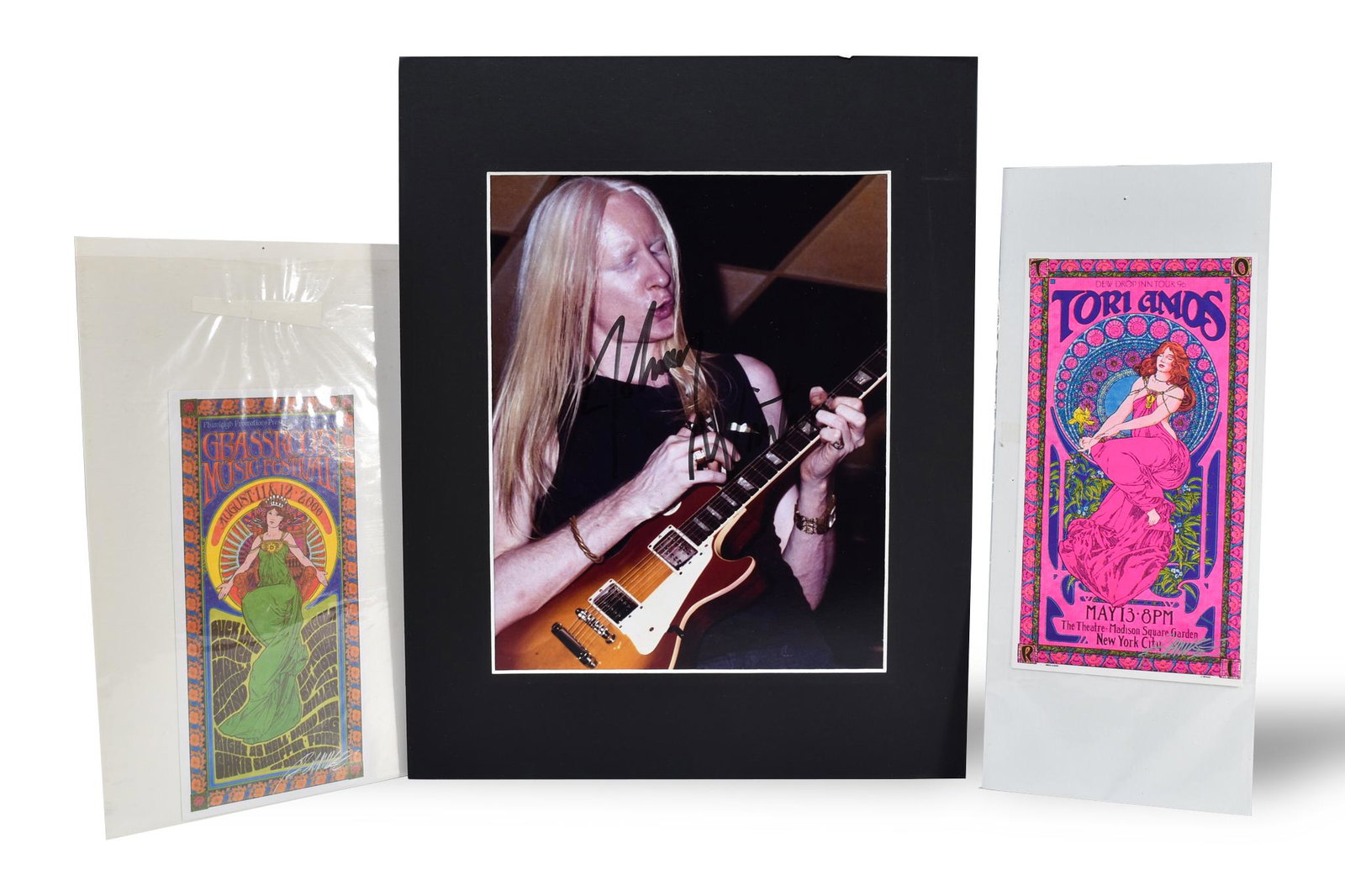 Johnny Winter Signed Photo, Tori Amos, Bob Masse (1 of 11)