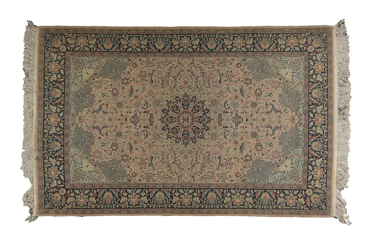 Kashmir Kashan Style Rug 88 x 55 Inches (1 of 6)