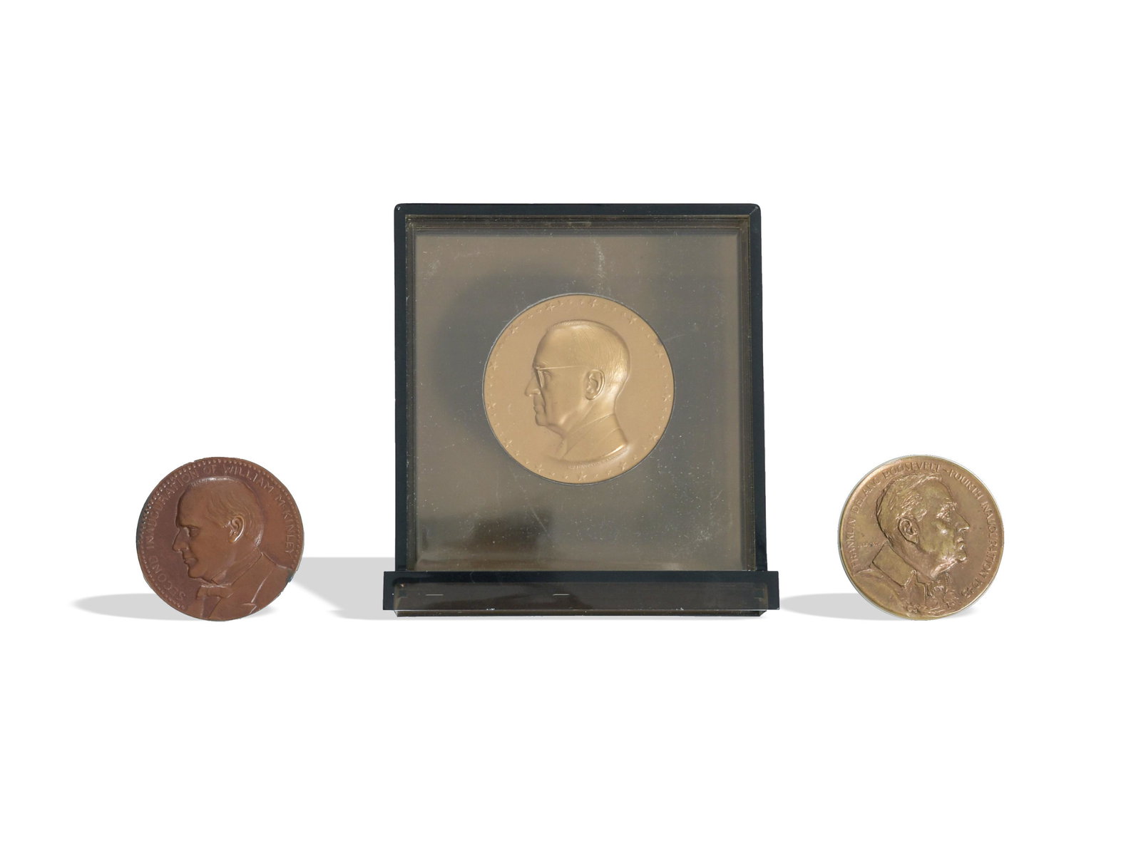 McKinley 1901, FDR 1945, Truman 1949 Inaug. Medals (1 of 8)