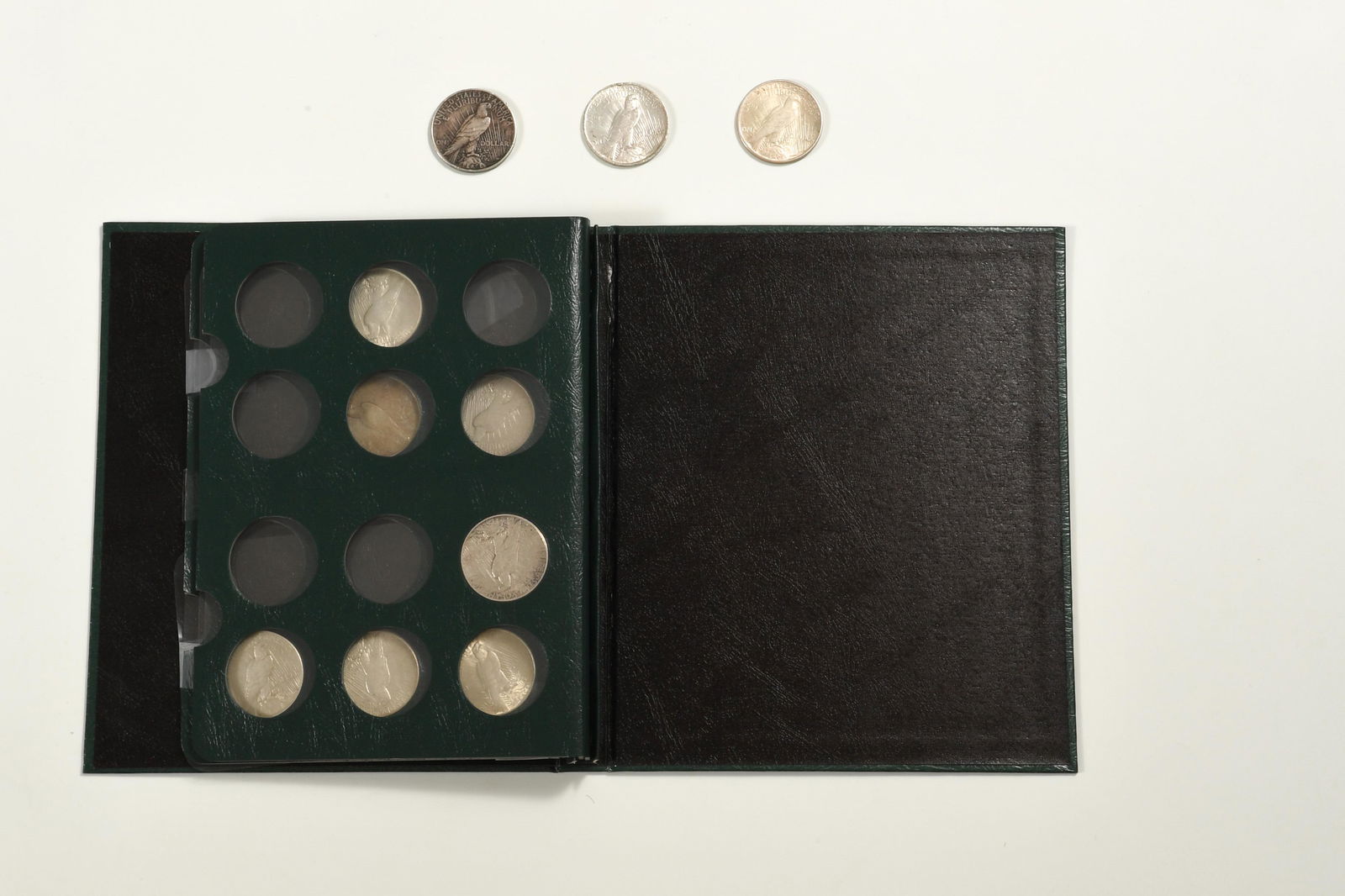 11 Peace Silver Dollars 1922 to 1928-S (1 of 4)