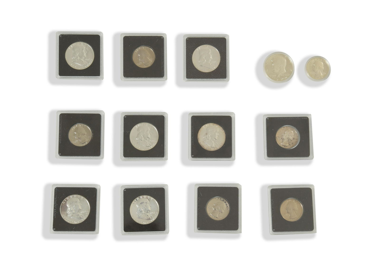 6 Franklin Half Dollar Proofs, Bicentennial Proof+ (1 of 8)