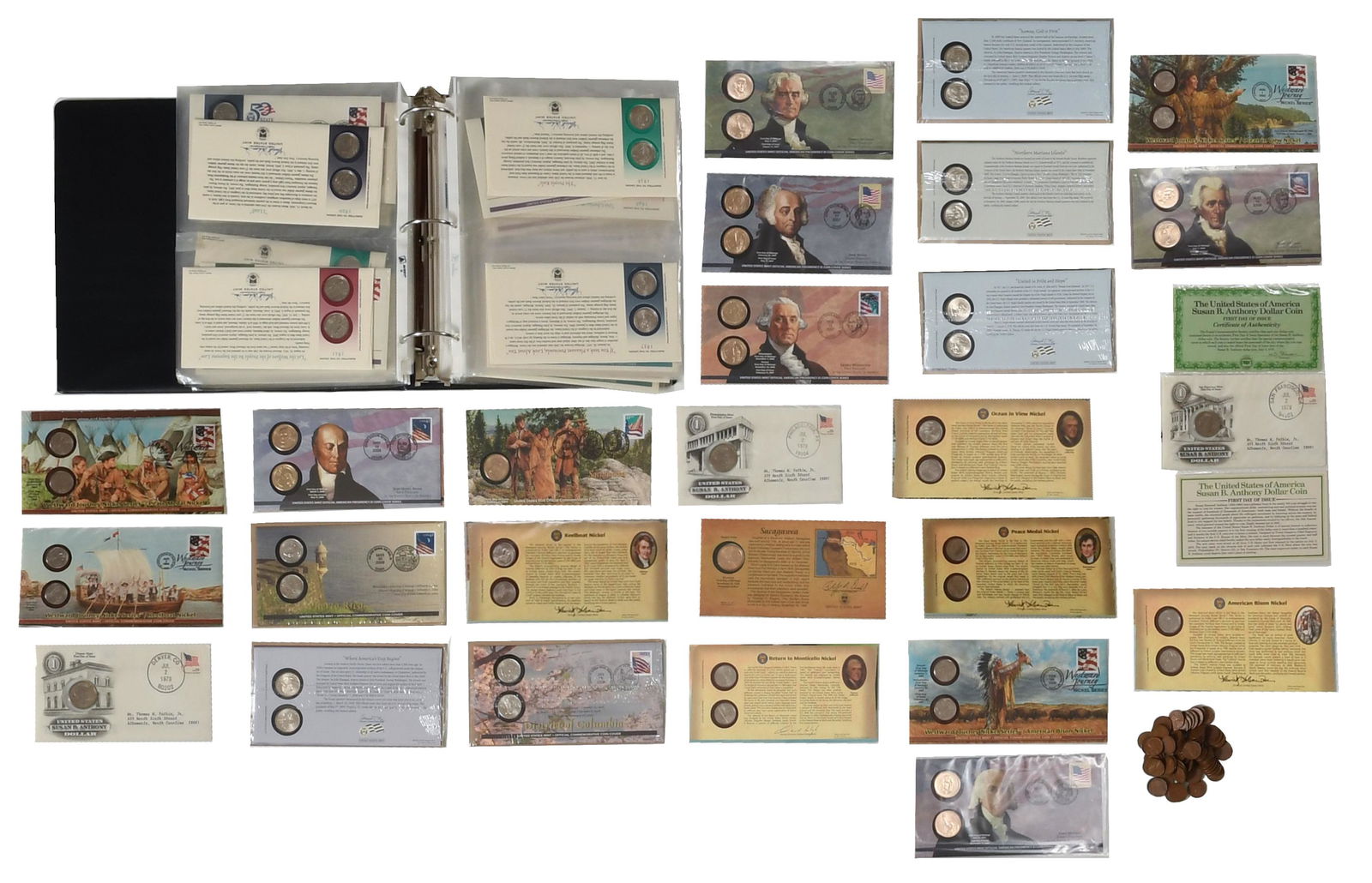 79 State Quarter 1st Day Commerative Coin Covers + (1 of 7)