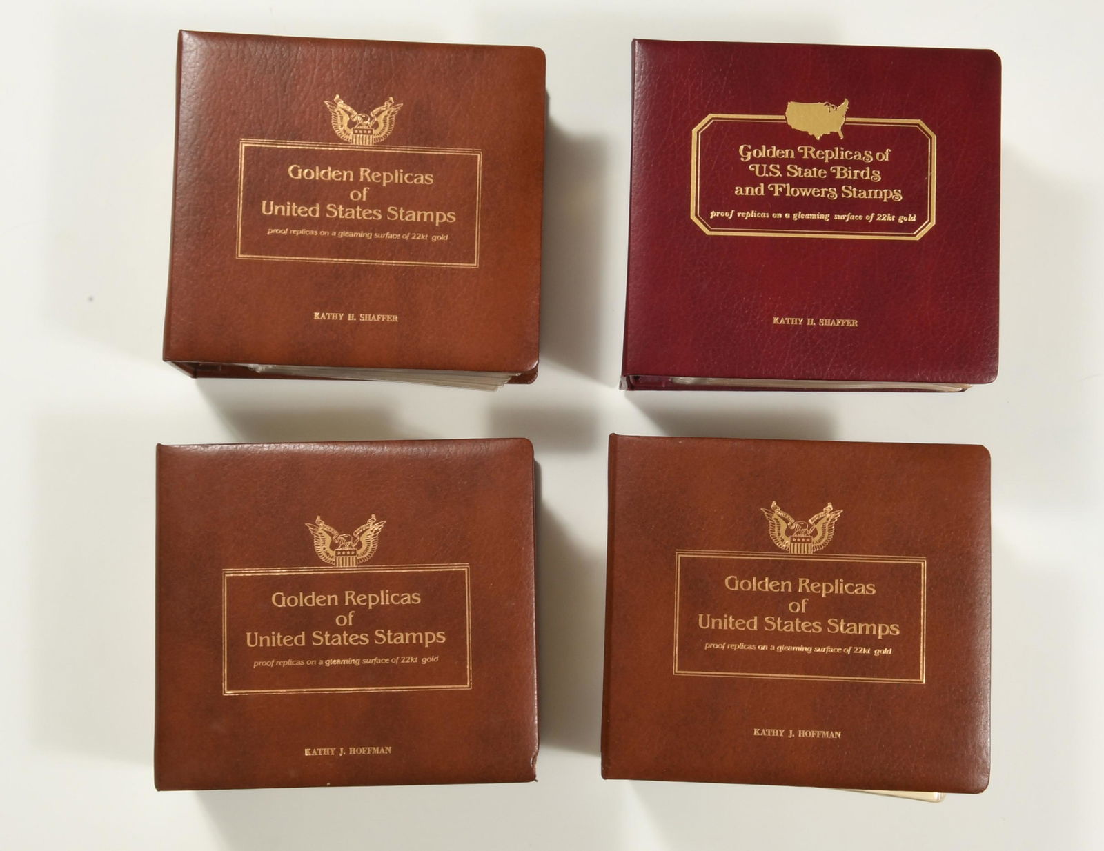 4 Books of 1st Day Cover 22K Gold Stamp Replicas (1 of 9)