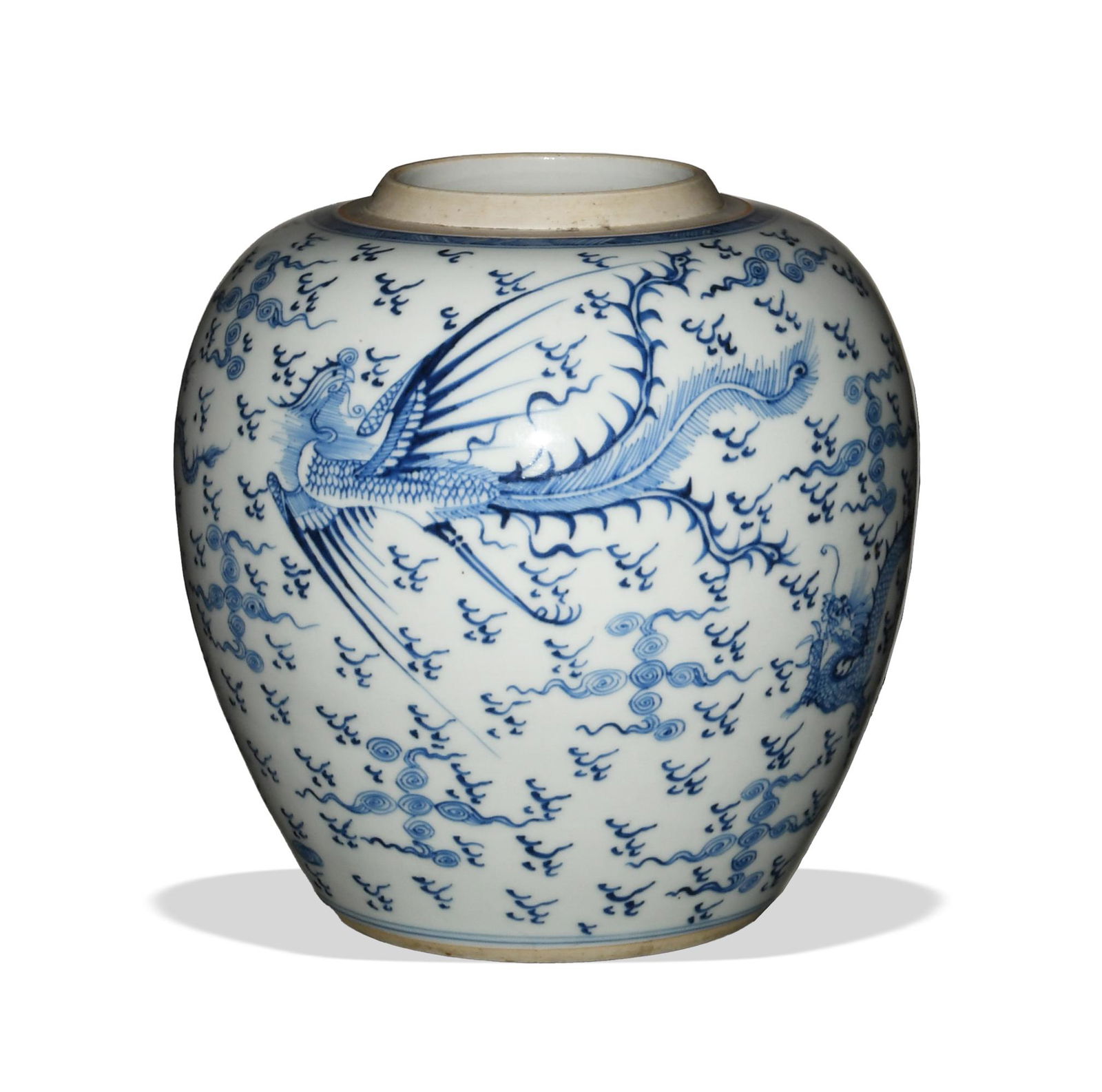 Chinese Blue and White Jar, 18th Century (1 of 10)