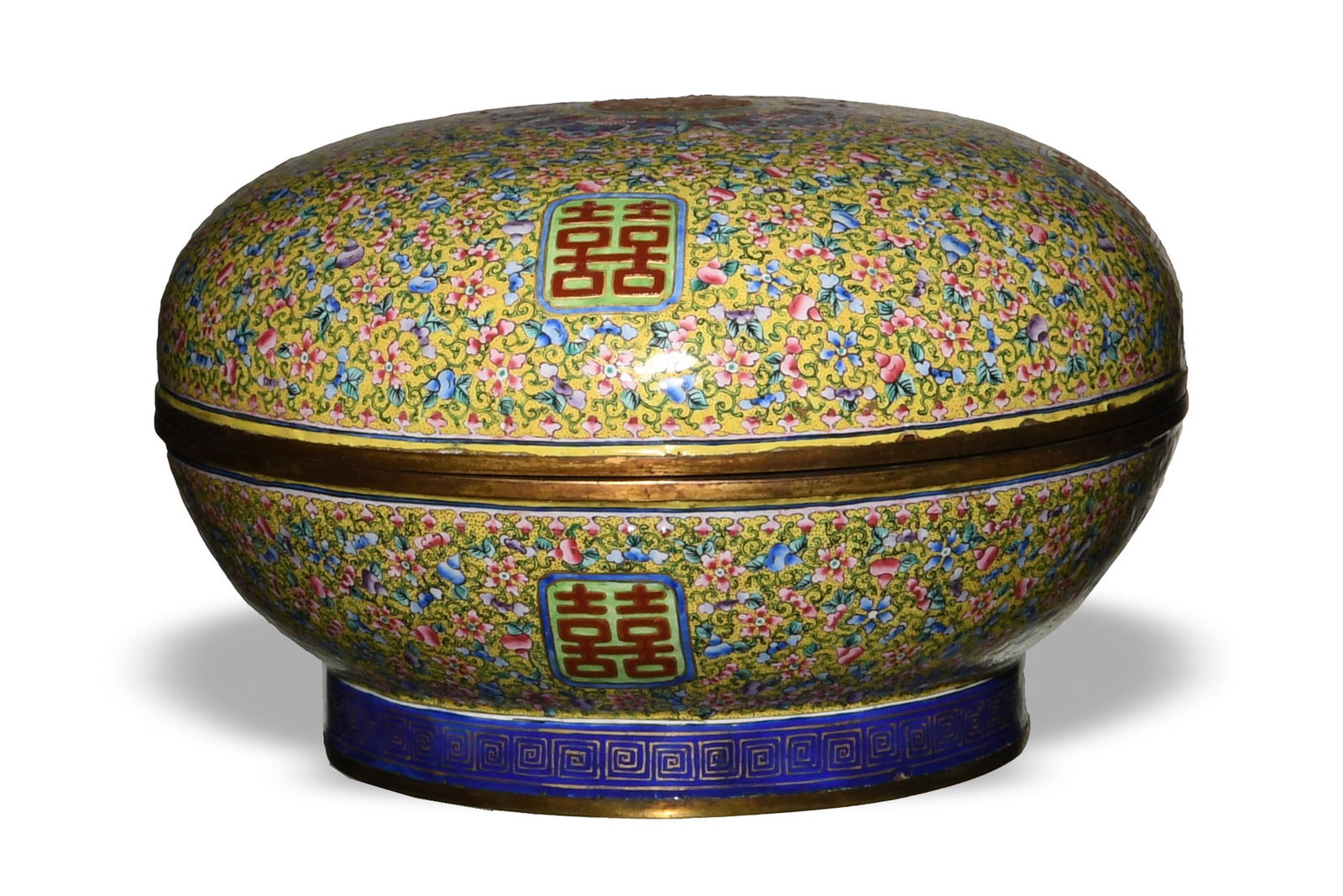 Chinese Enameled Metal Box, 19th Century (1 of 9)