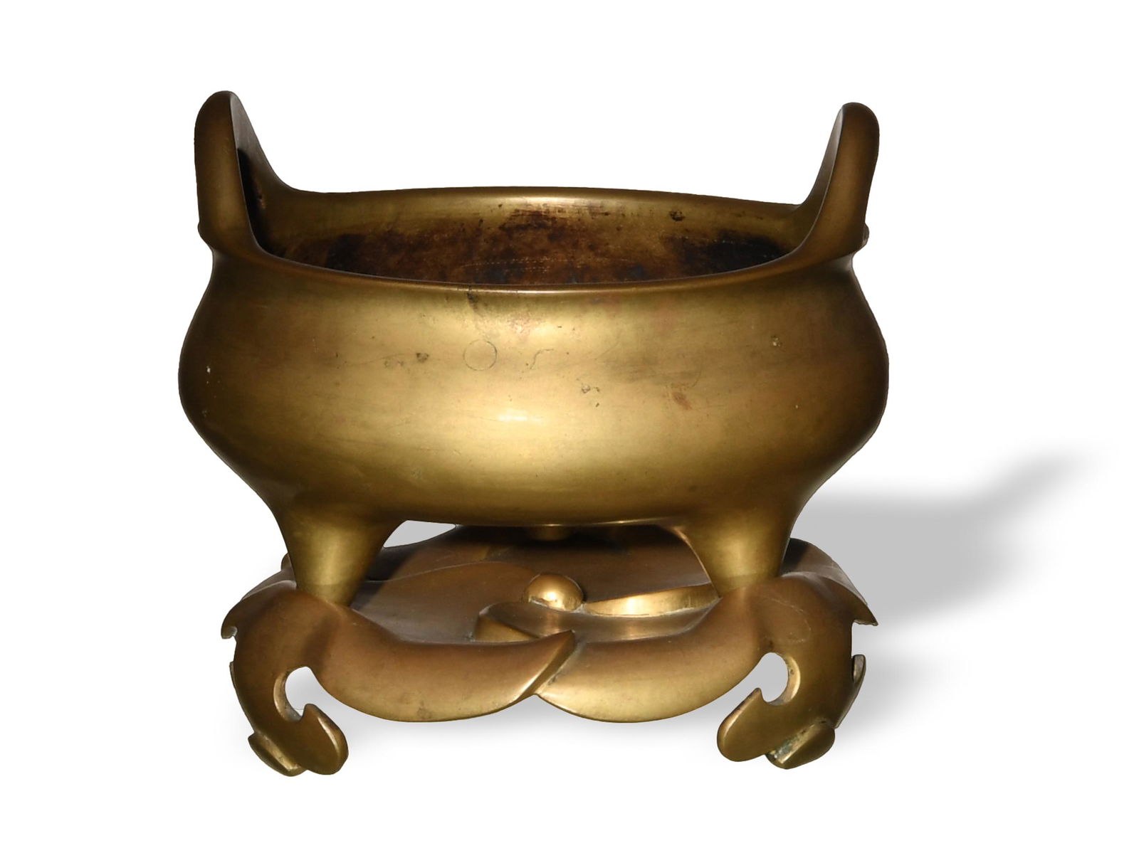Chinese Bronze Censer with Stand, 19th Century (1 of 7)