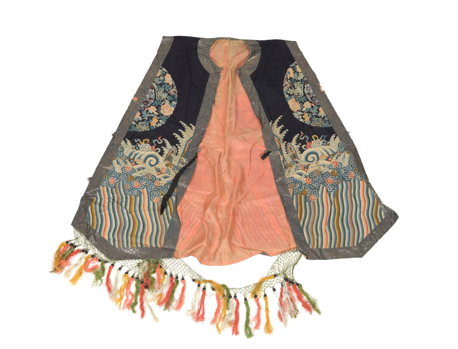 Chinese Blue-Ground Kesi Vest, Early 19th Century (1 of 6)