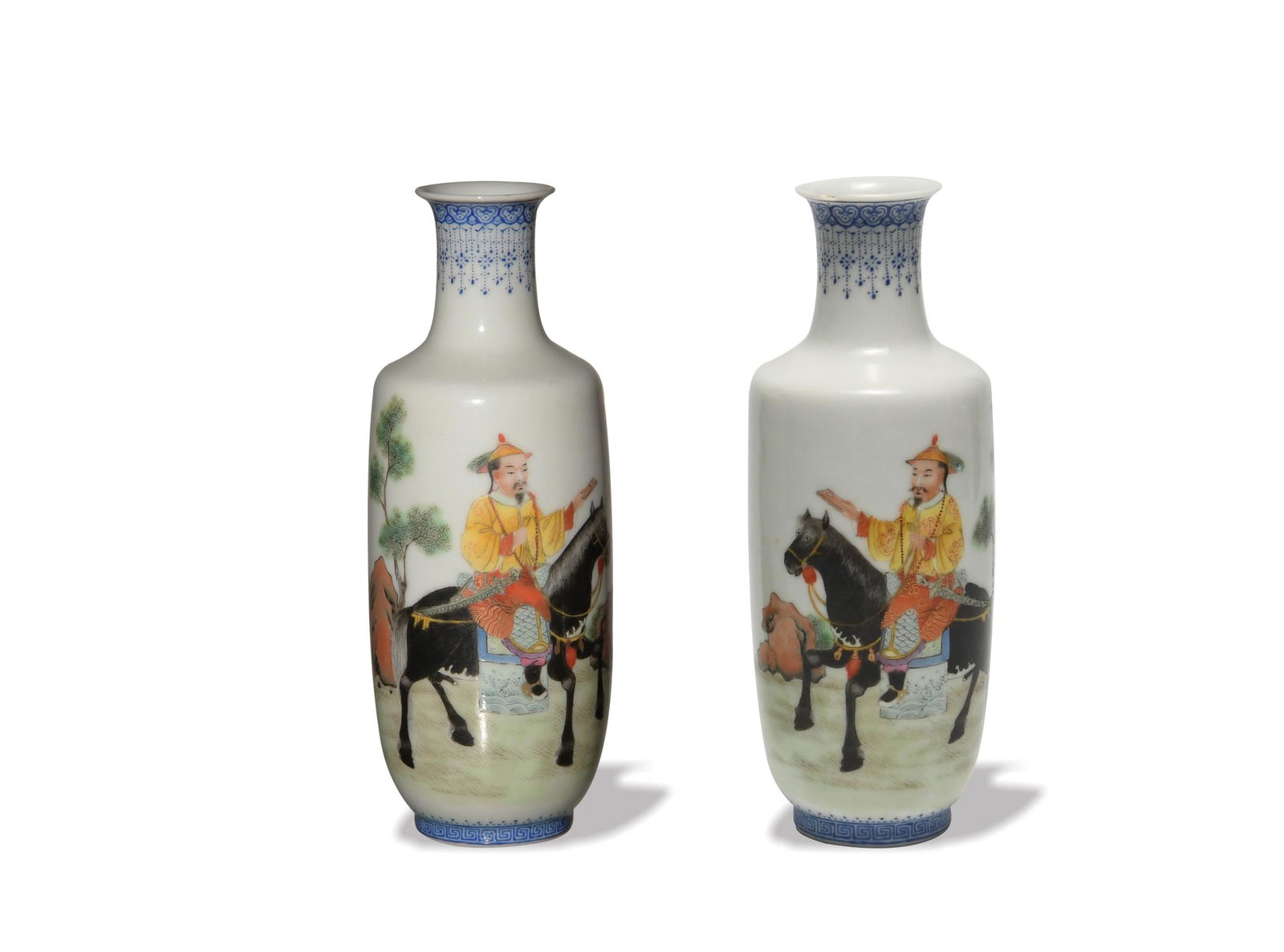 Pair of Chinese Famille Rose Vases, Republic (1 of 12)
