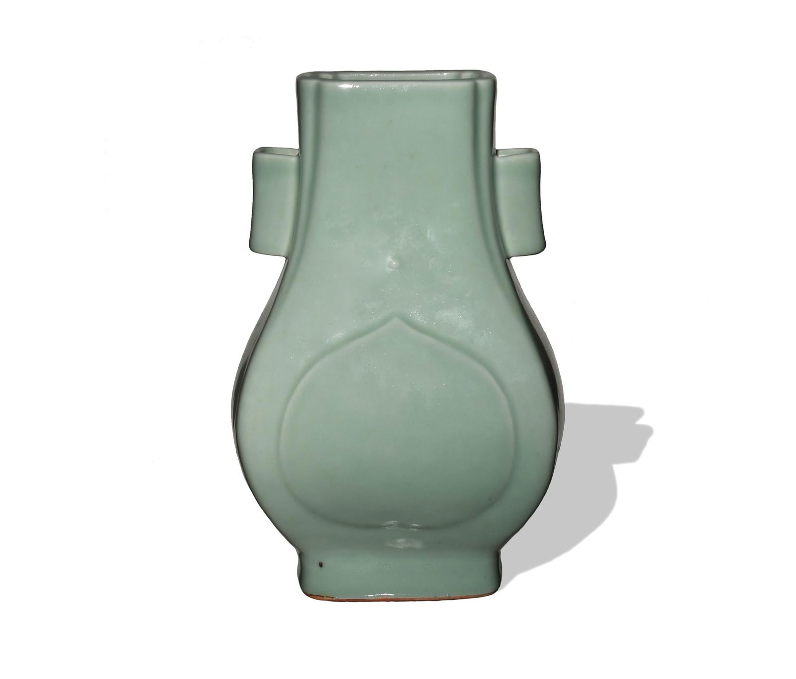Chinese Celadon Glazed Hu Vase, Guangxu (1 of 9)