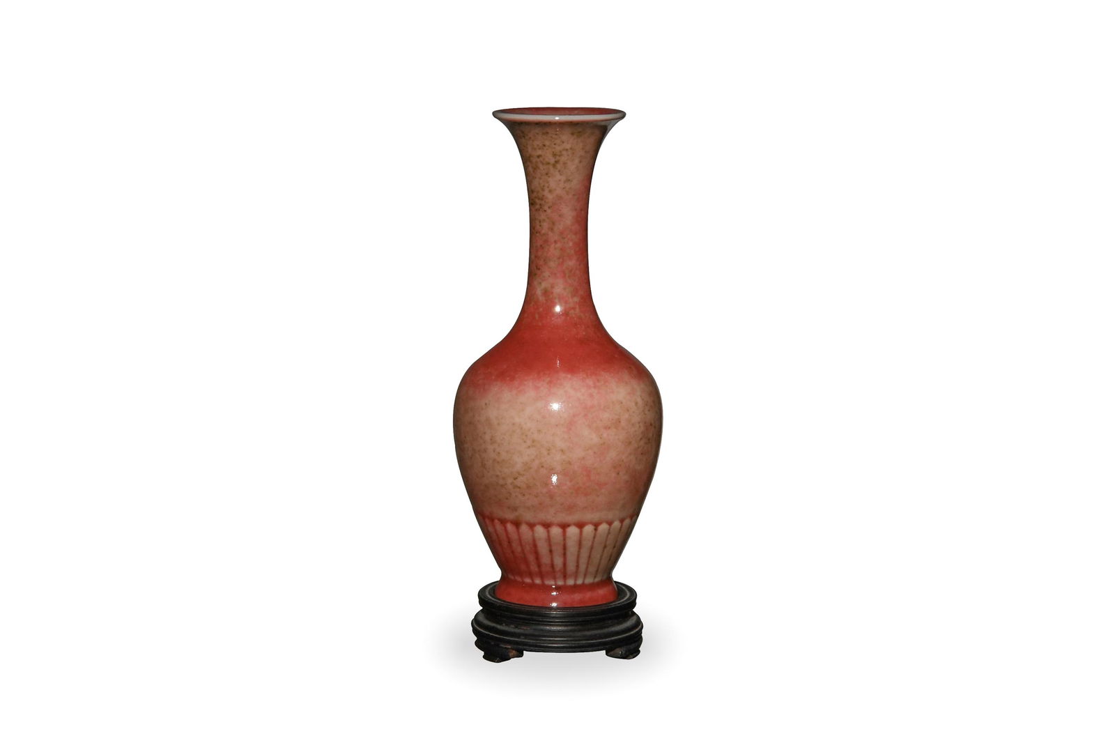 Chinese Peachbloom Vase, Late 19th Century (1 of 6)