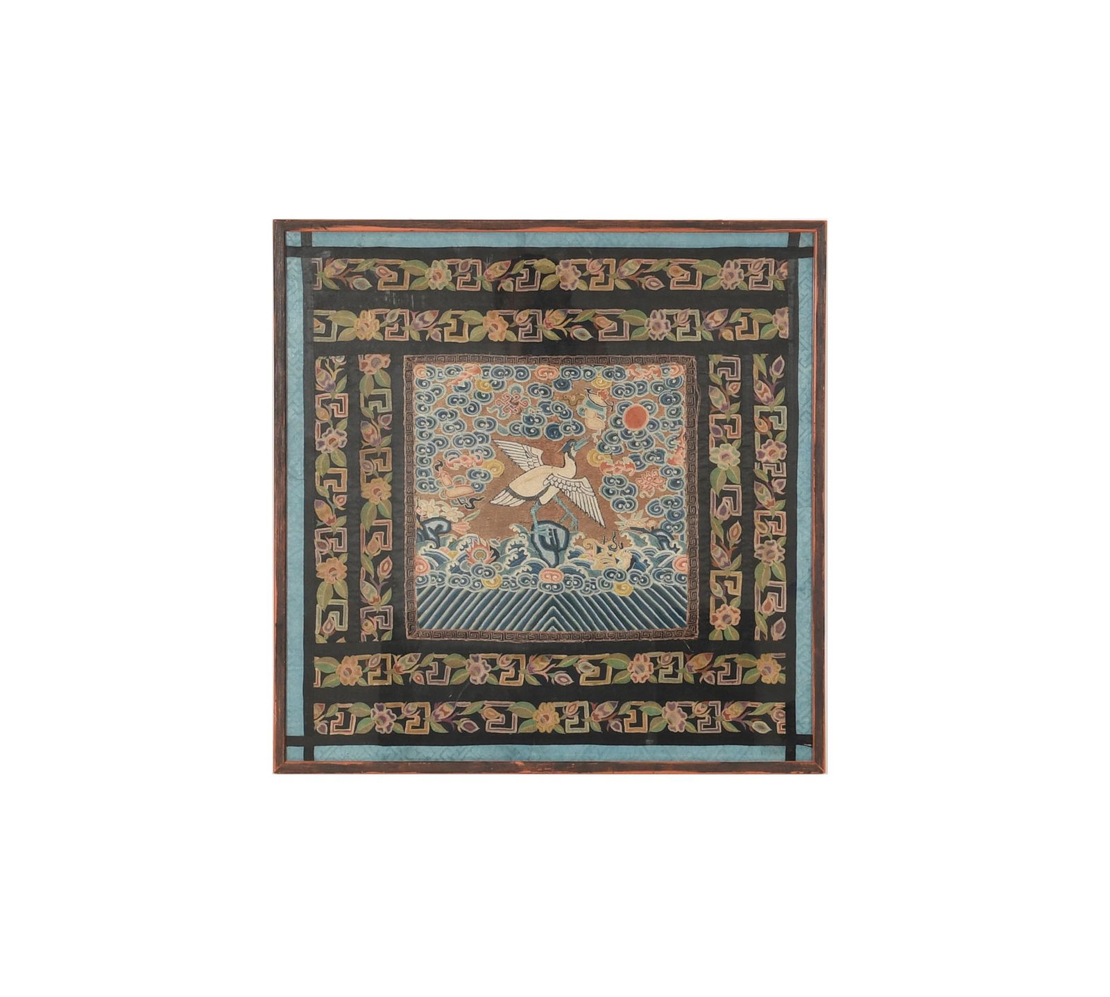 Chinese Embroidery Ranking Badge, 19th Century (1 of 6)