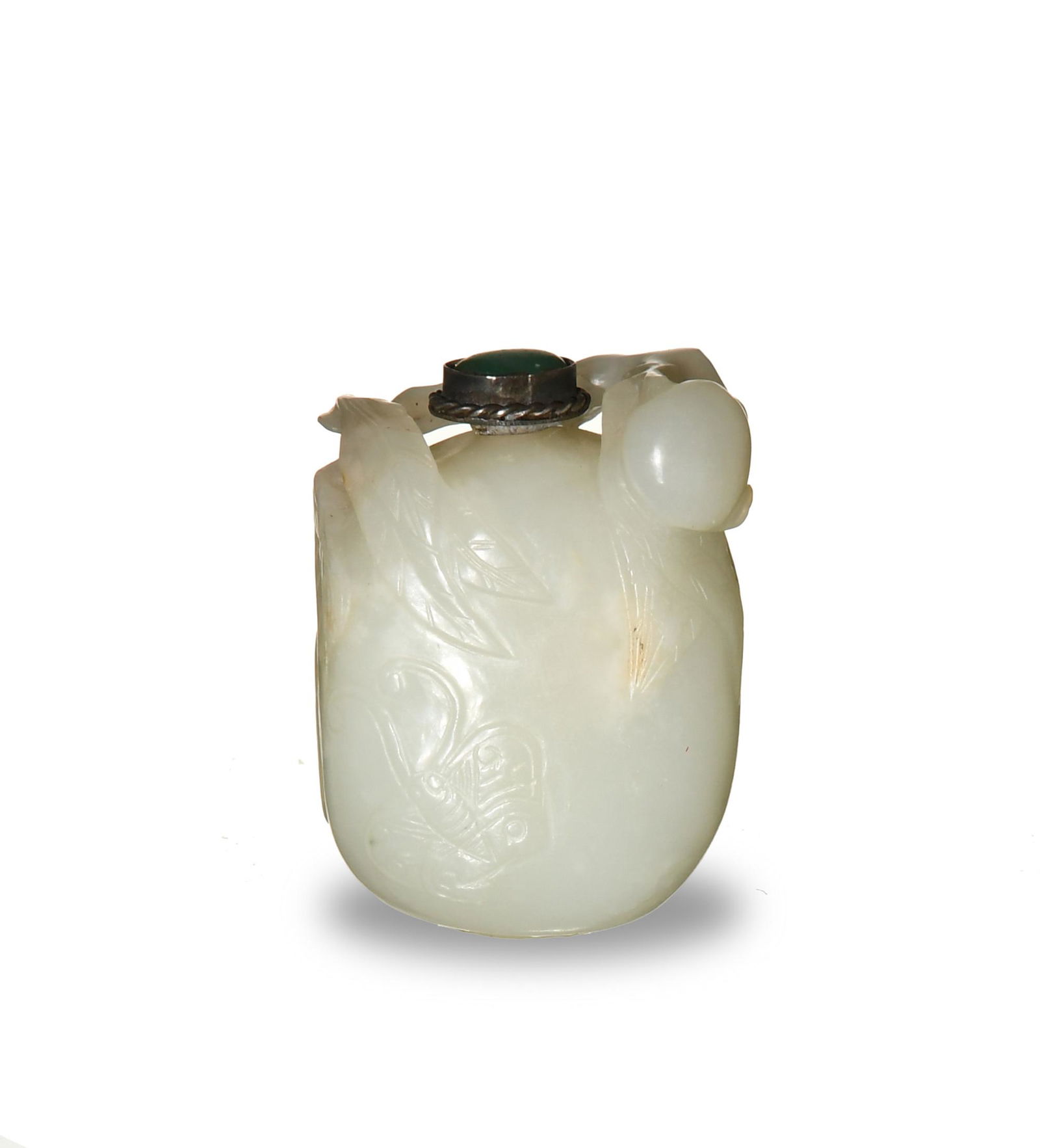 Chinese Jade Fruit-Form Snuff Bottle, 18-19th Century (1 of 8)