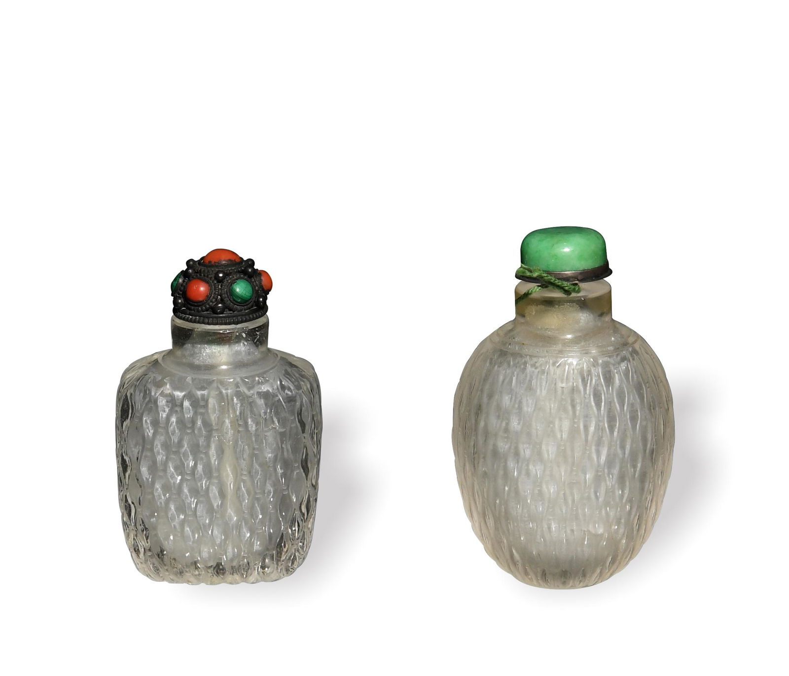 Two Chinese Crystal Snuff Bottles, 19th Century (1 of 8)