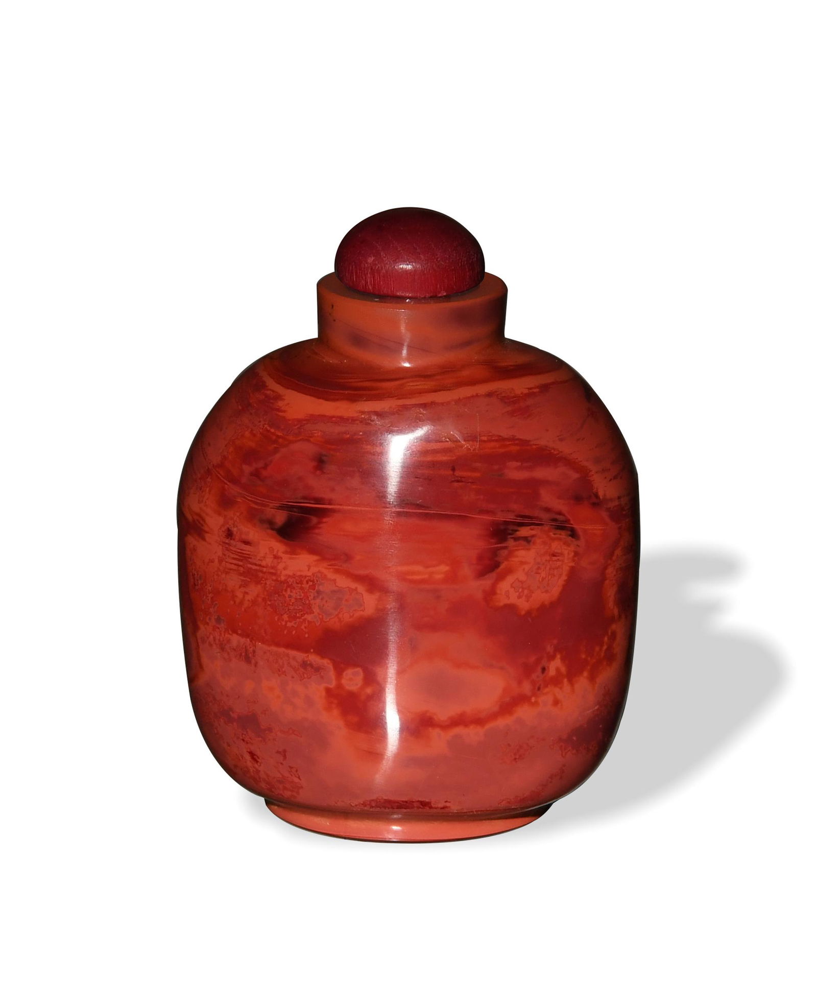 Chinese Imitation Amber Snuff Bottle, 19th Century (1 of 8)