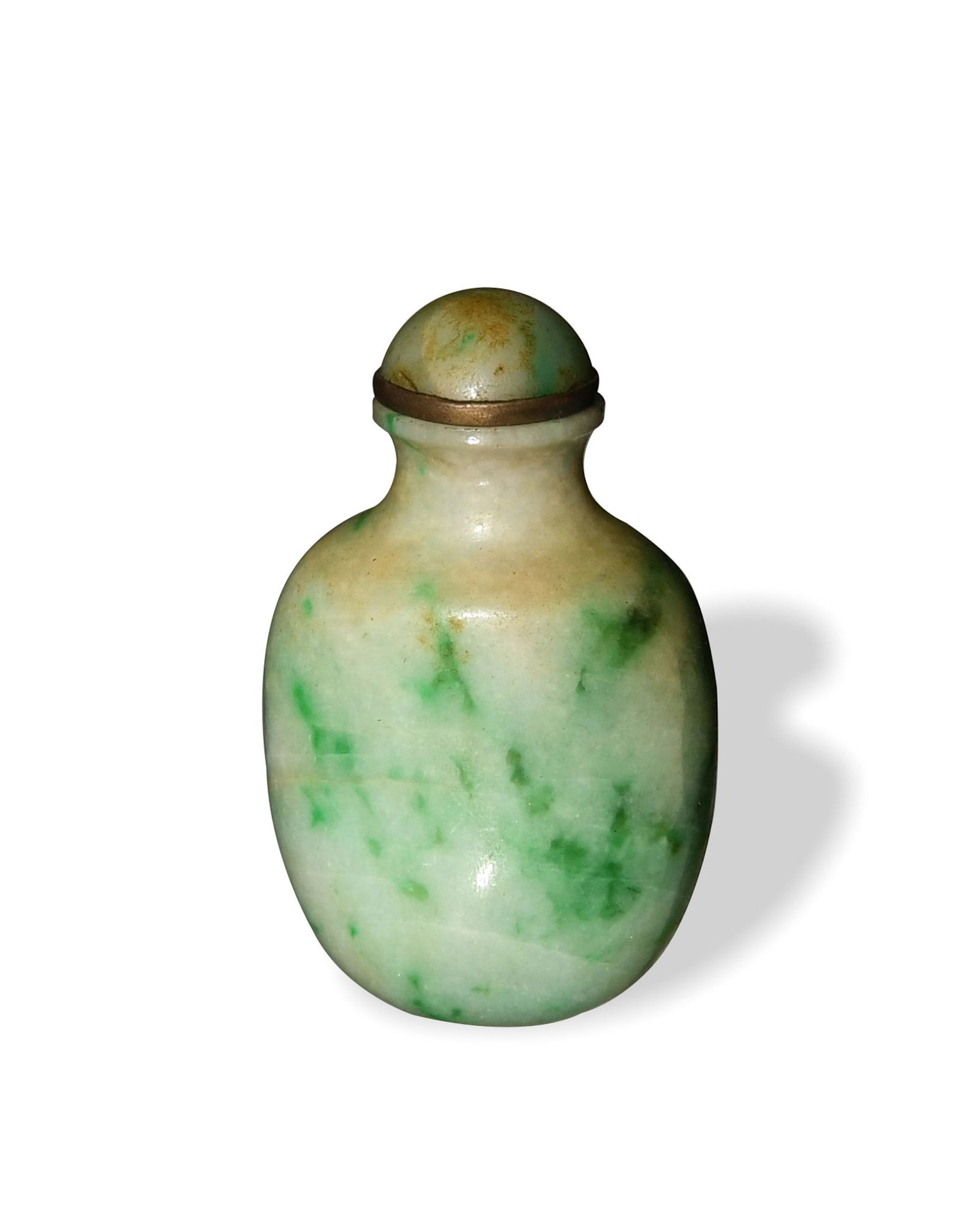Chinese Jadeite Snuff Bottle, 19th Century (1 of 8)