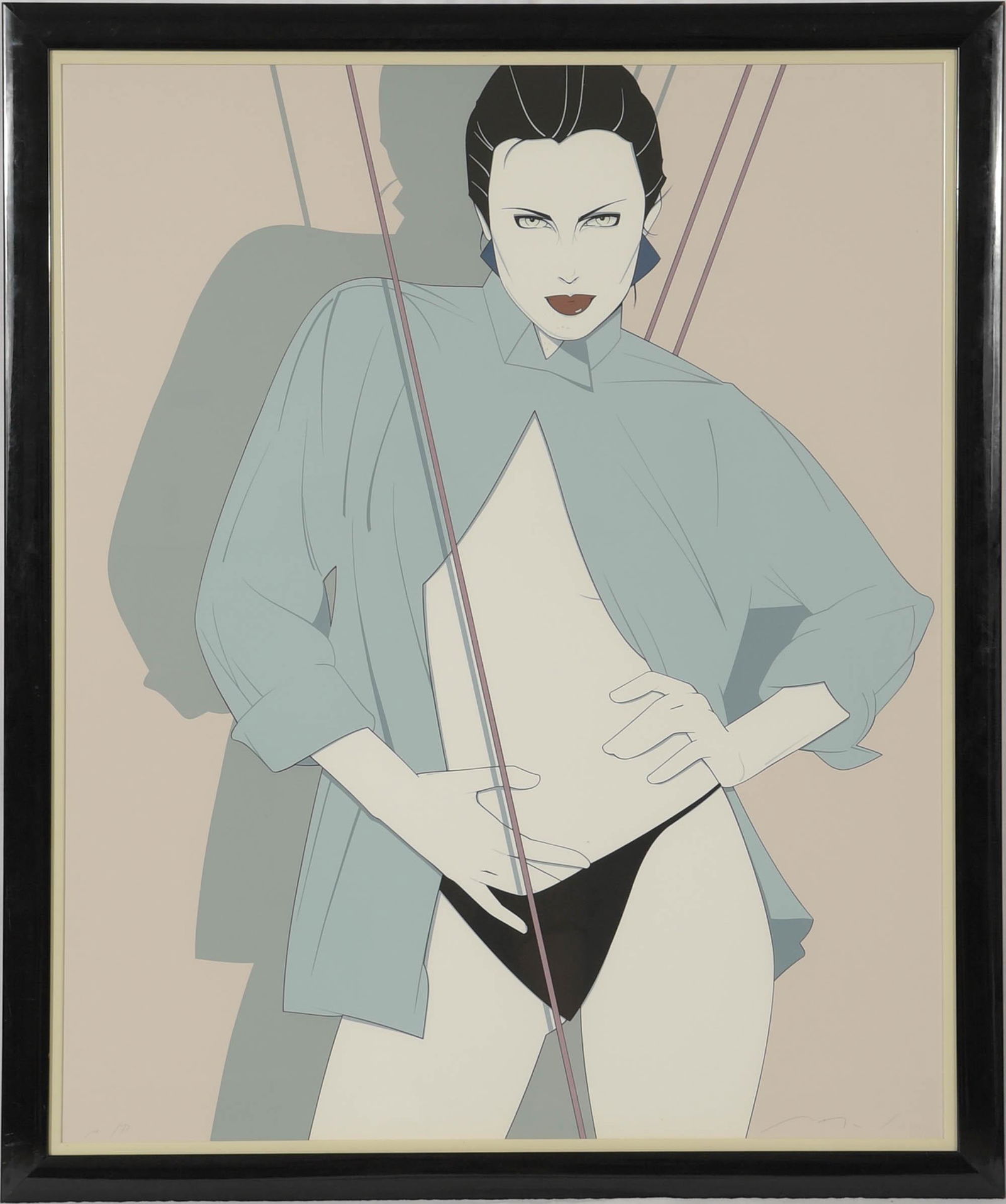 Patrick Nagel Silkscreen "Lori" Artist Proof (1 of 7)