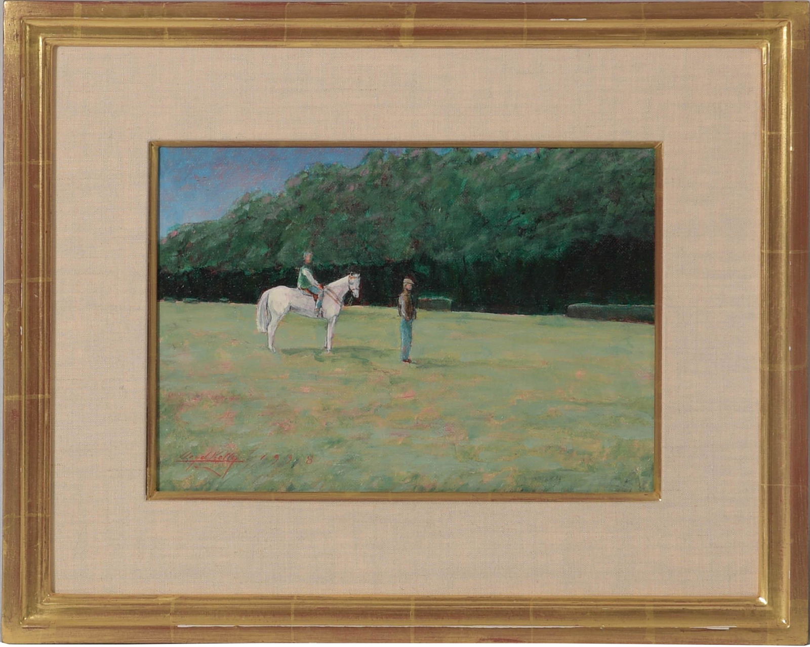 Lloyd Kelly " The Aga Khan's Trainer and Horse" (1 of 8)