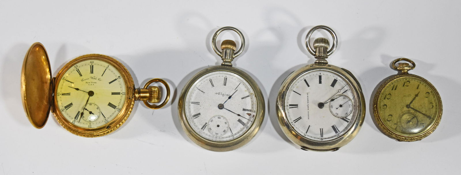 Group of 4 American Pocket Watches Incx. GF (1 of 7)