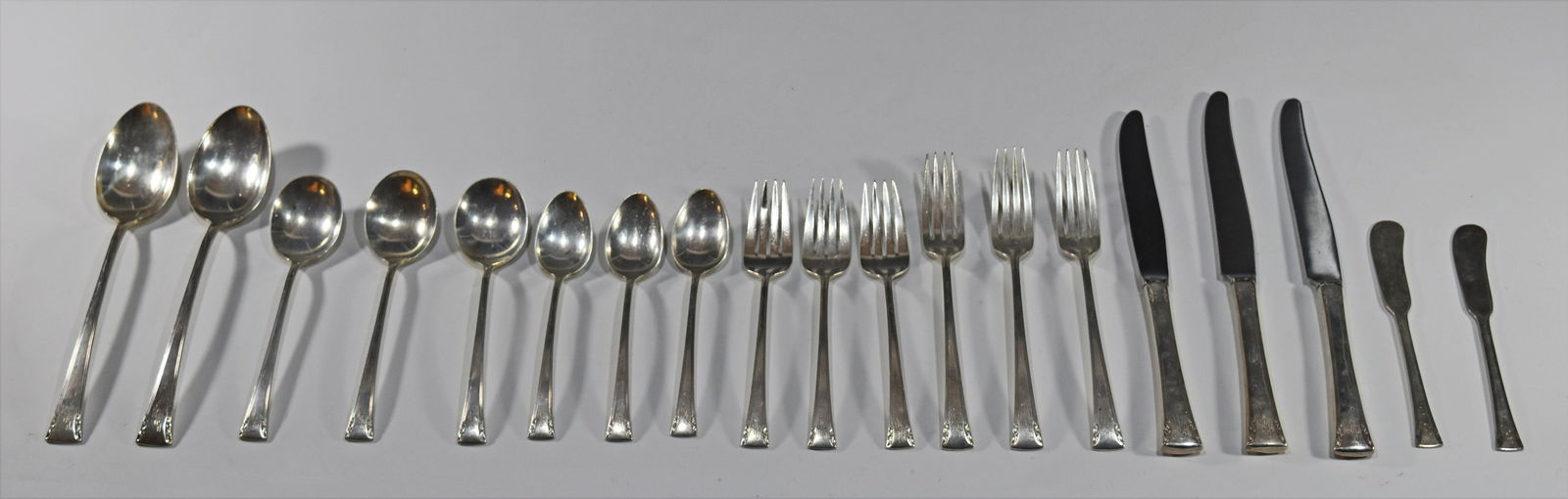 18 Pc. International Sterling Serenity Flatware (1 of 3)