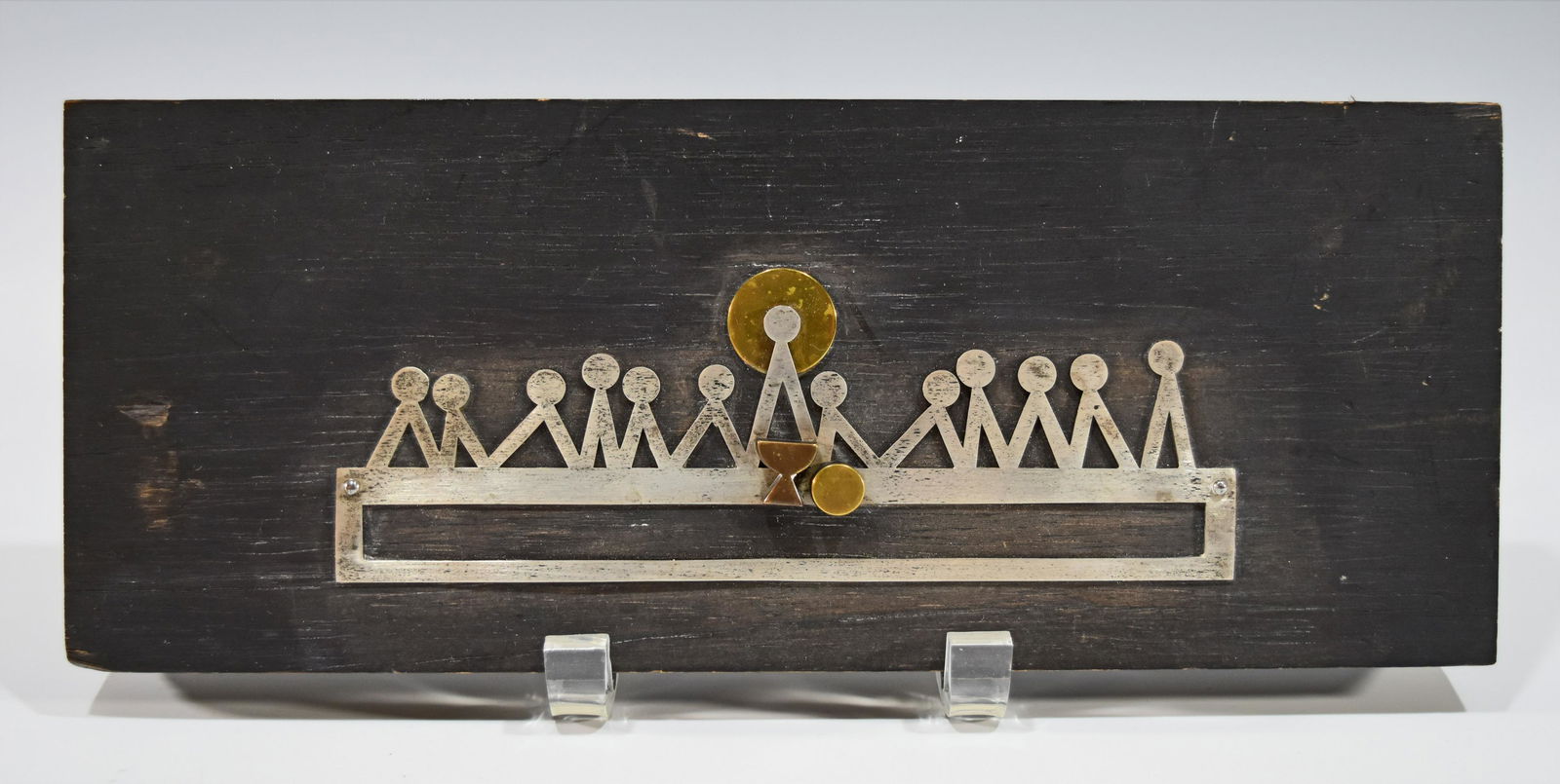Mexican Sterling Silver, Copper and Wood Last Supper (1 of 6)