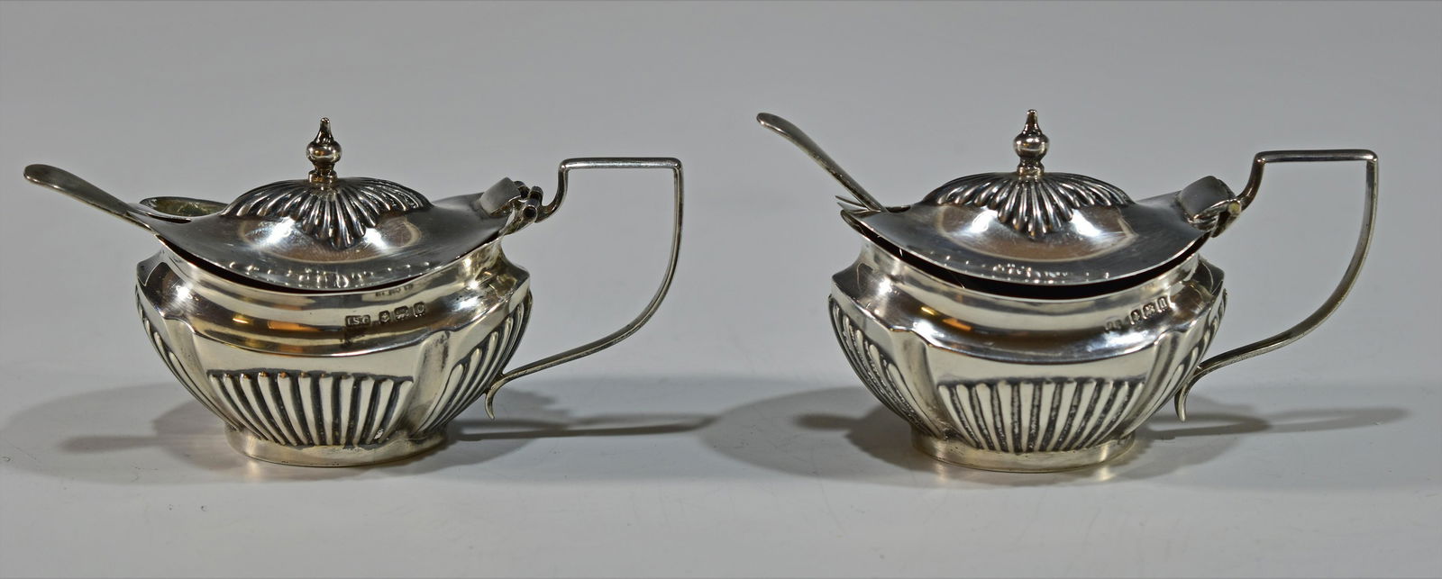 Two Edwardian Birmingham Sterling Salts (1 of 6)