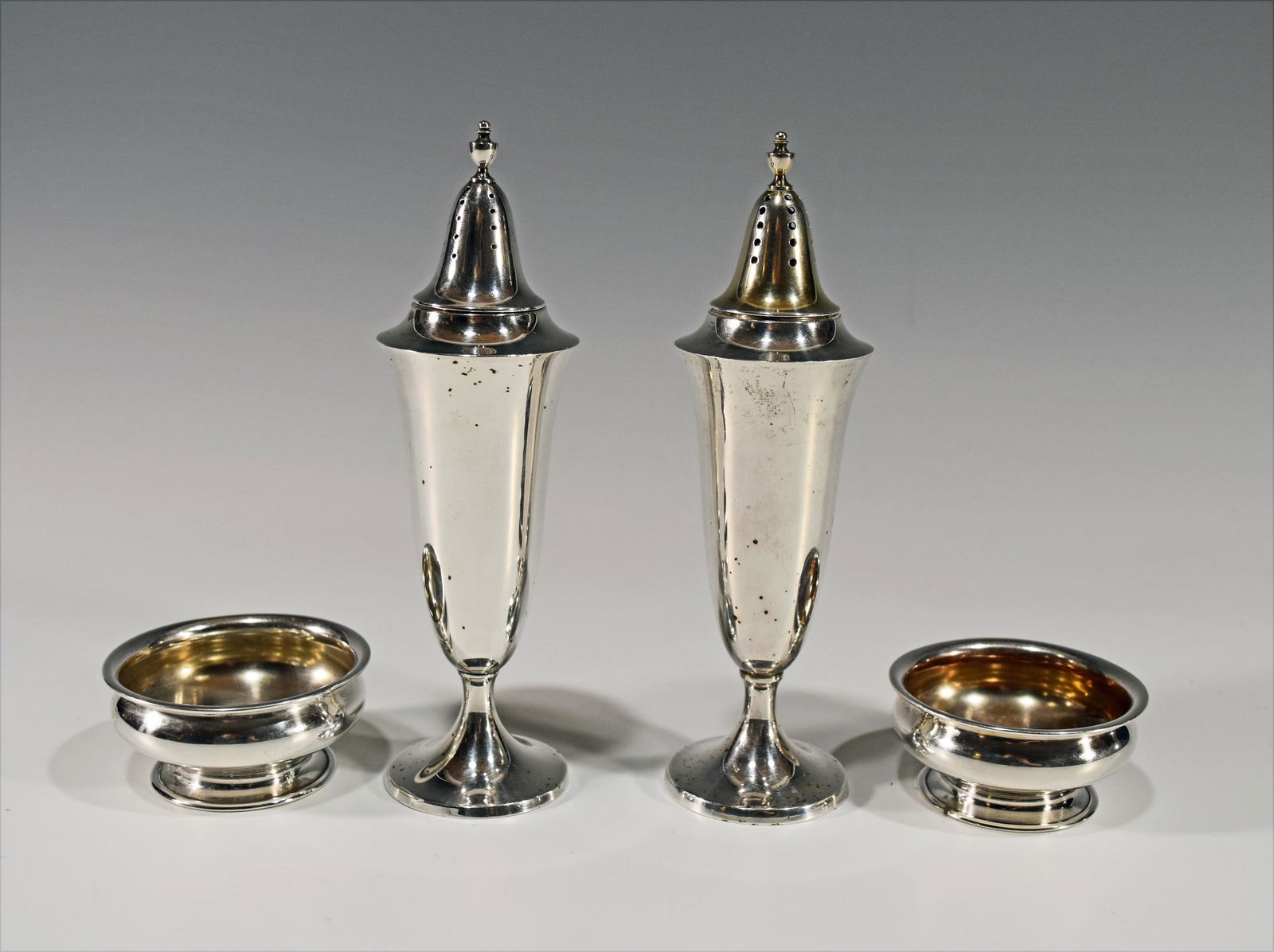Gorham Sterling Open Salts and Shakers (1 of 5)