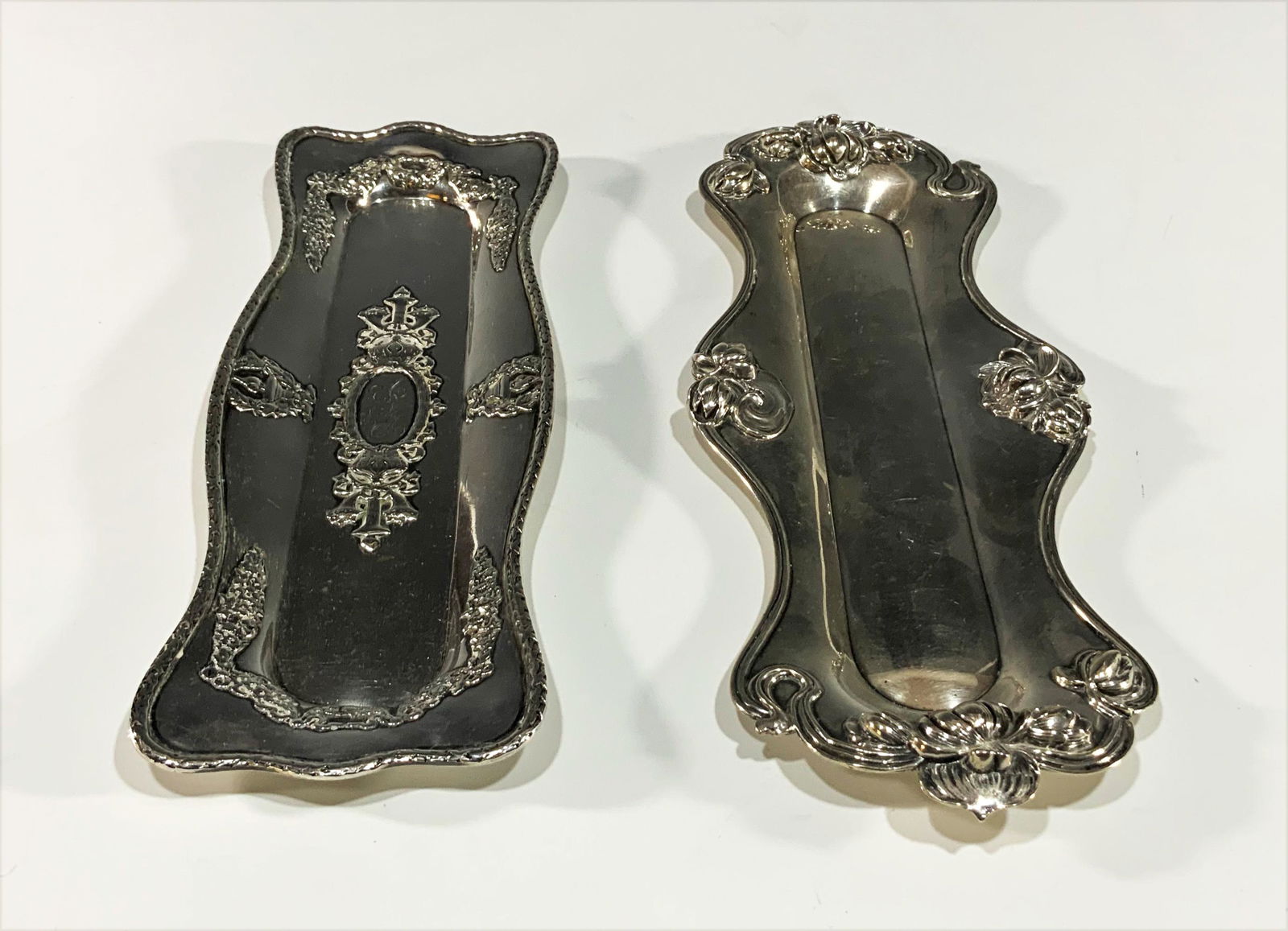 2 Sterling Pen Trays, Wm. Kerr and Bigelow, Kennard (1 of 5)