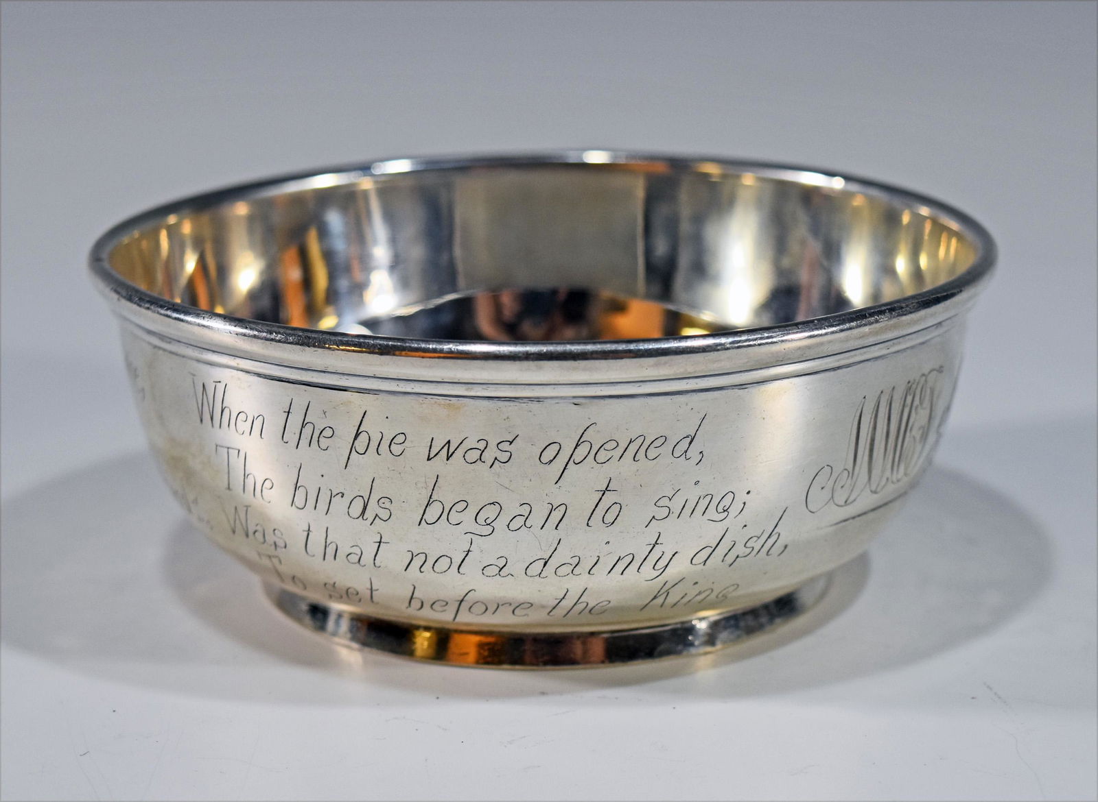 Sterling Nursery Rhyme Bowl by Dominick and Haff (1 of 6)