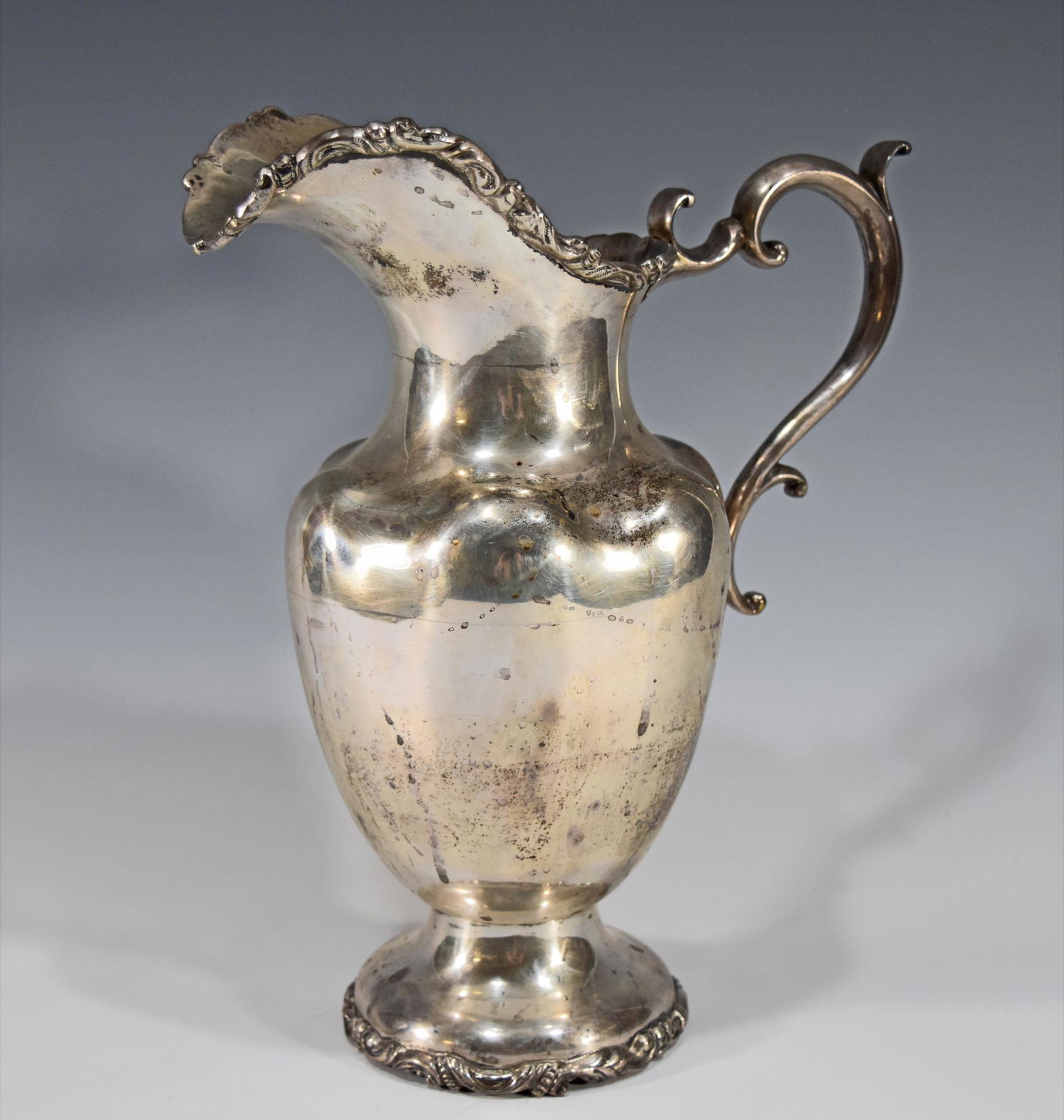 Sterling Water Pitcher, Plata Villa, Mexico (1 of 6)