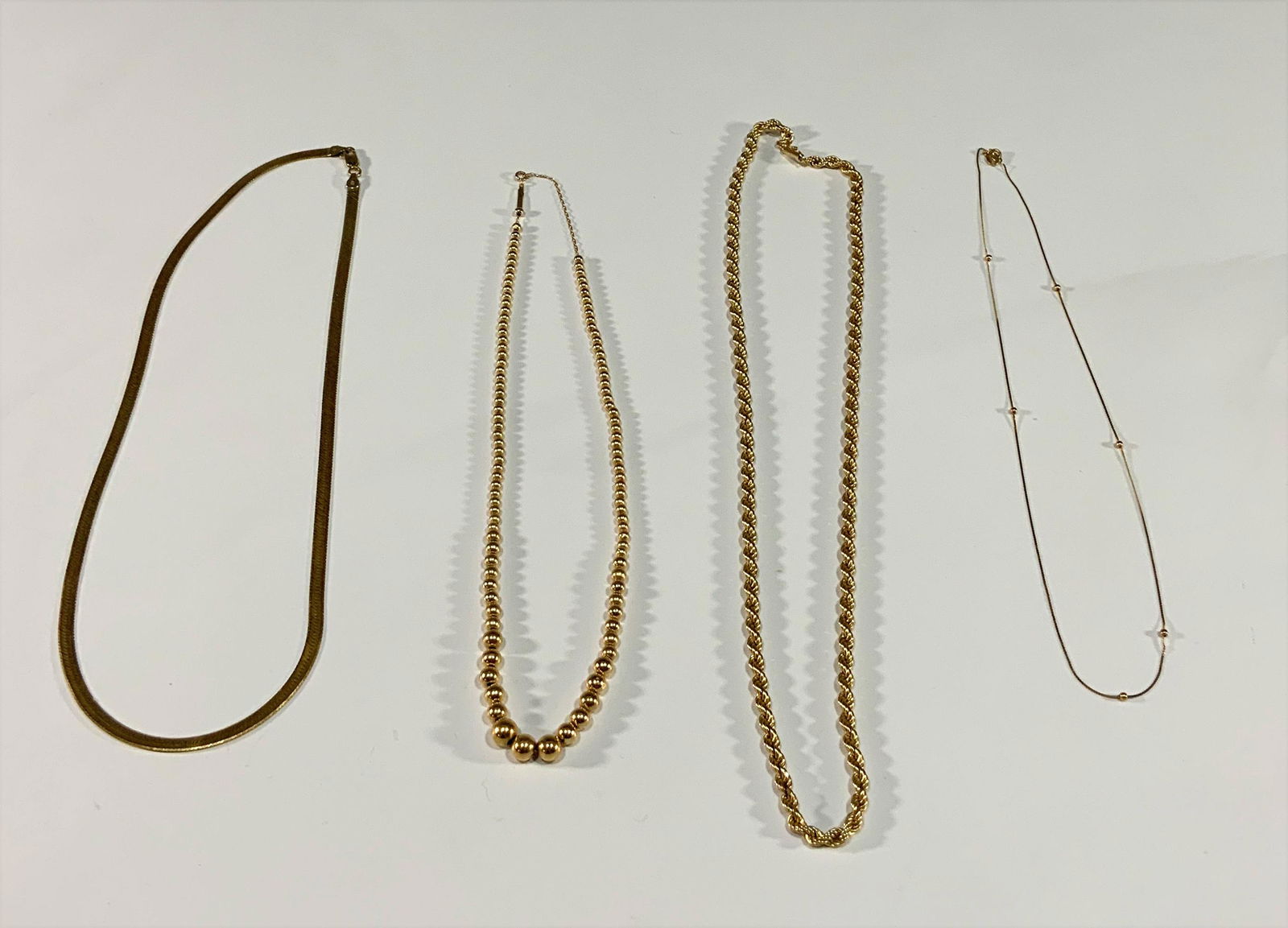 4 14K Yellow Gold Necklaces (1 of 3)