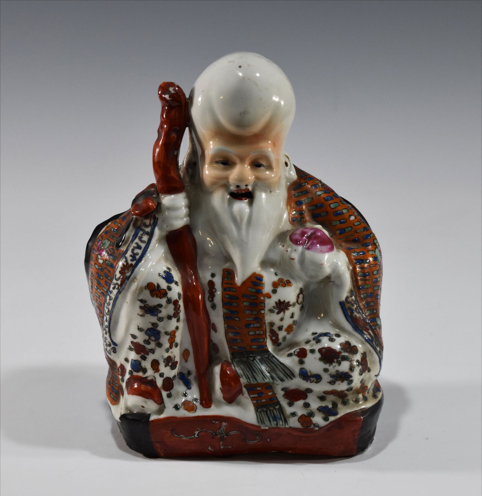 Chinese Porcelain Statue of Shou (1 of 5)
