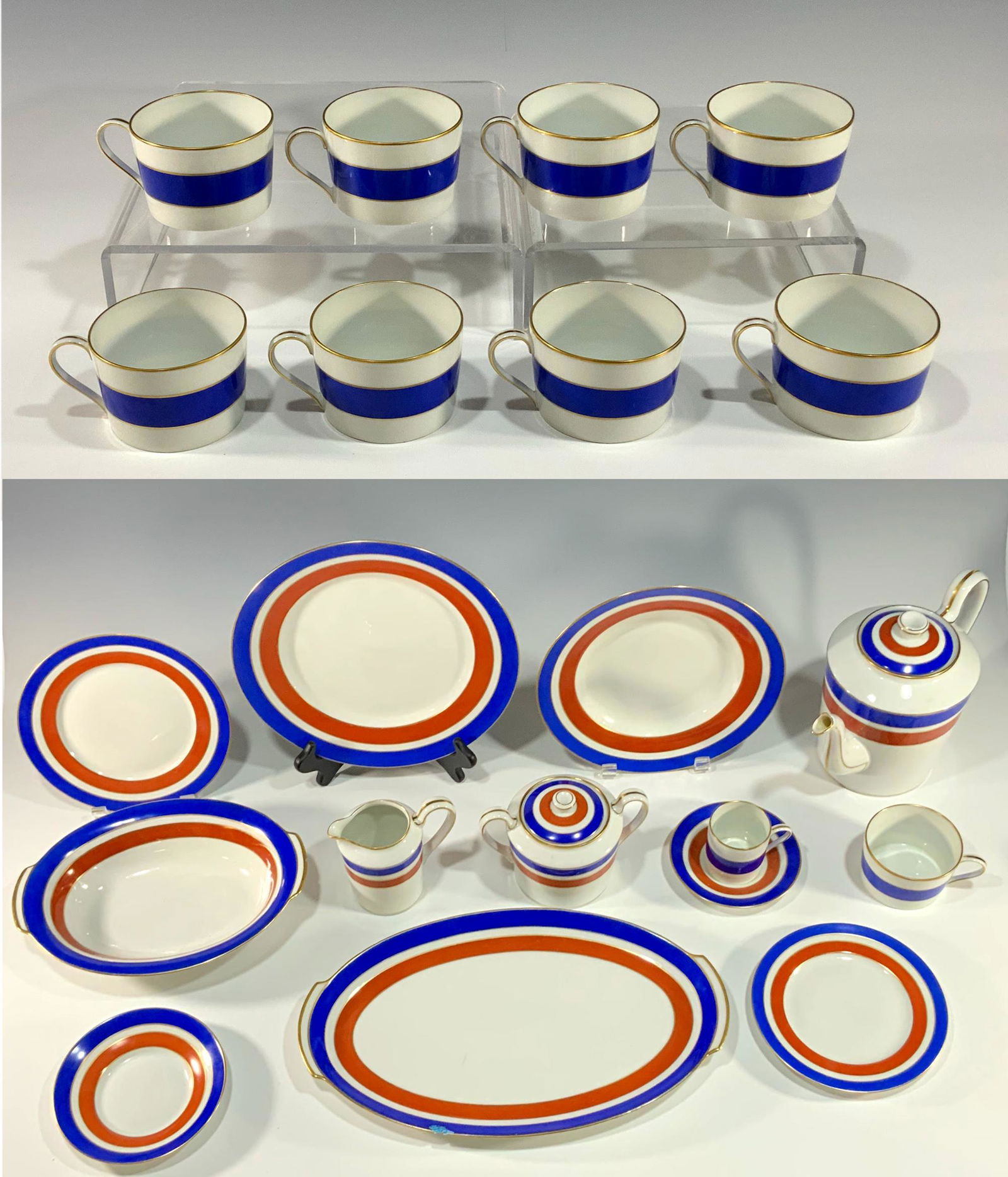 57 Piece Royal Limoges China Luncheon Set (1 of 12)