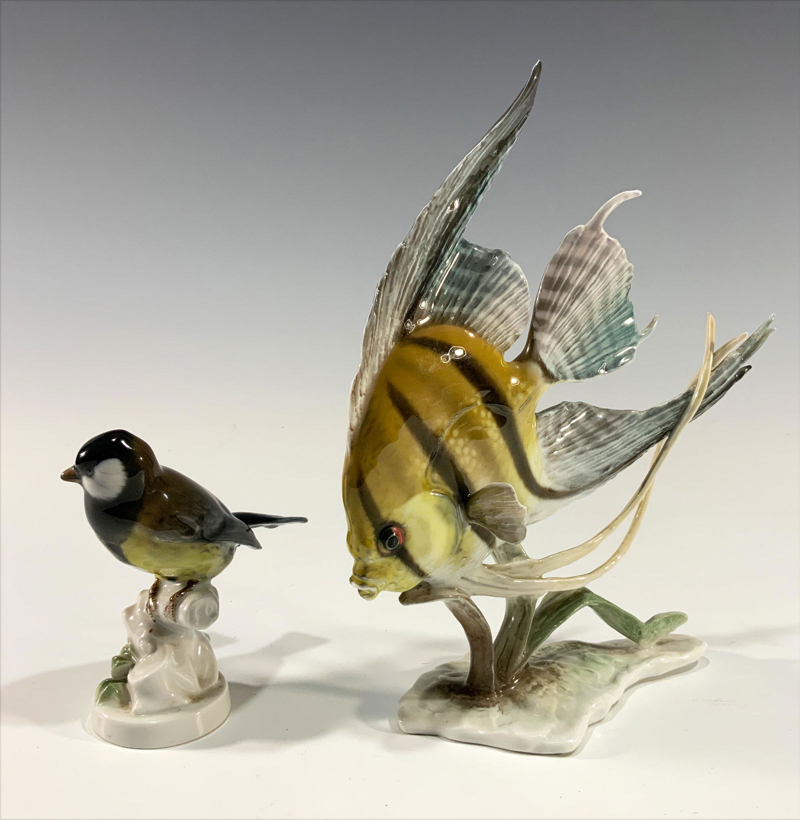 Rosenthal Porcelain Fish and Bird Figurines (1 of 6)