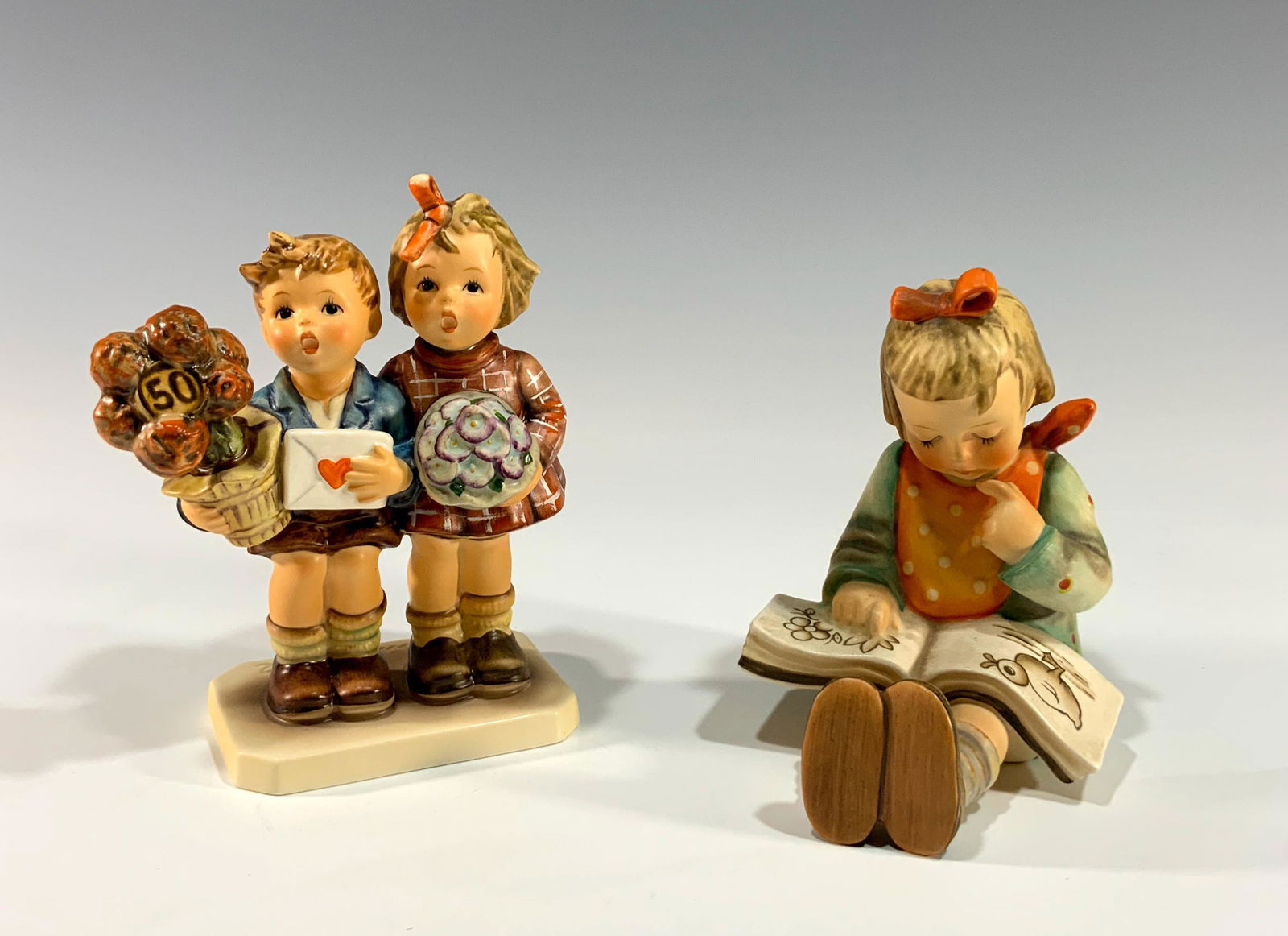 Hummel Bookworm and The Love Lives On, 50 Year Ed. (1 of 5)