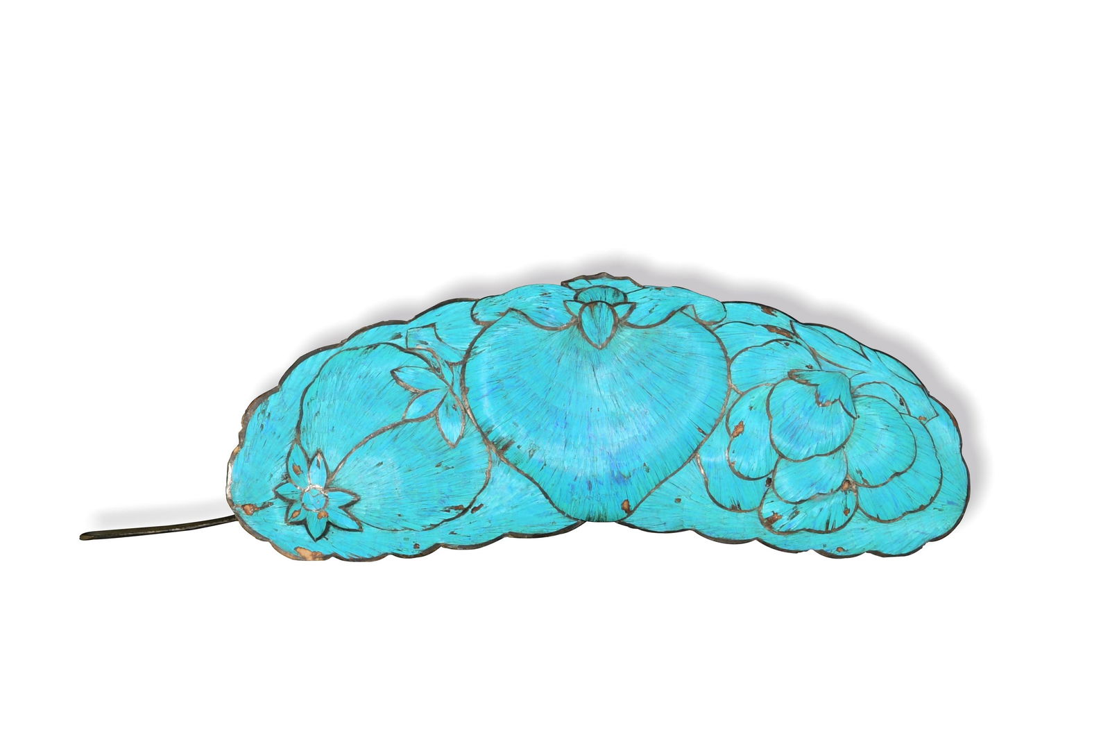 Chinese Kingfisher Feather Hairpin, 19th Century (1 of 5)