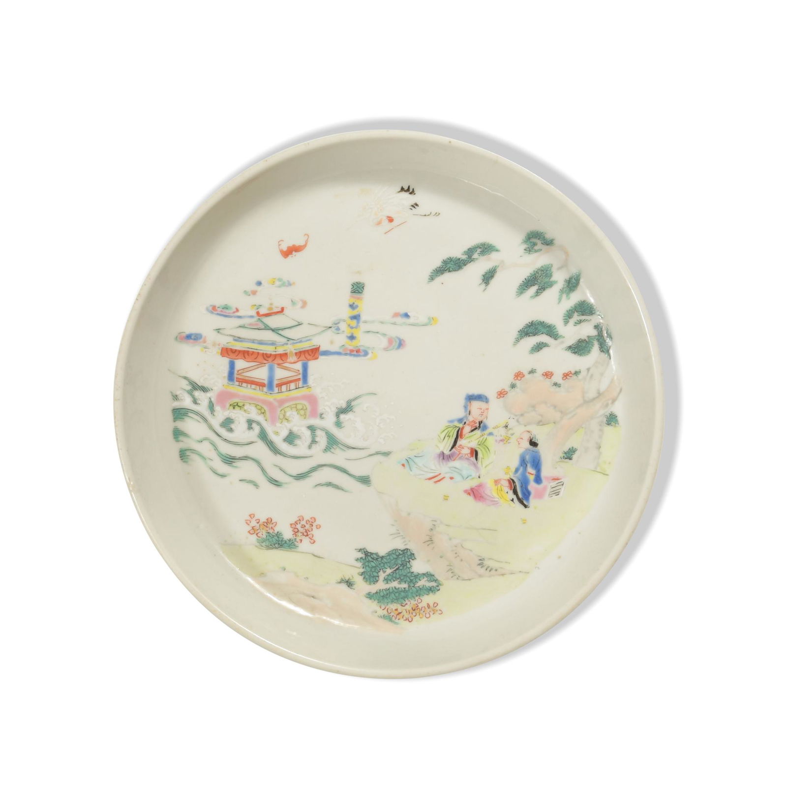 Chinese Famille Rose Plate, Yongzheng (1 of 6)