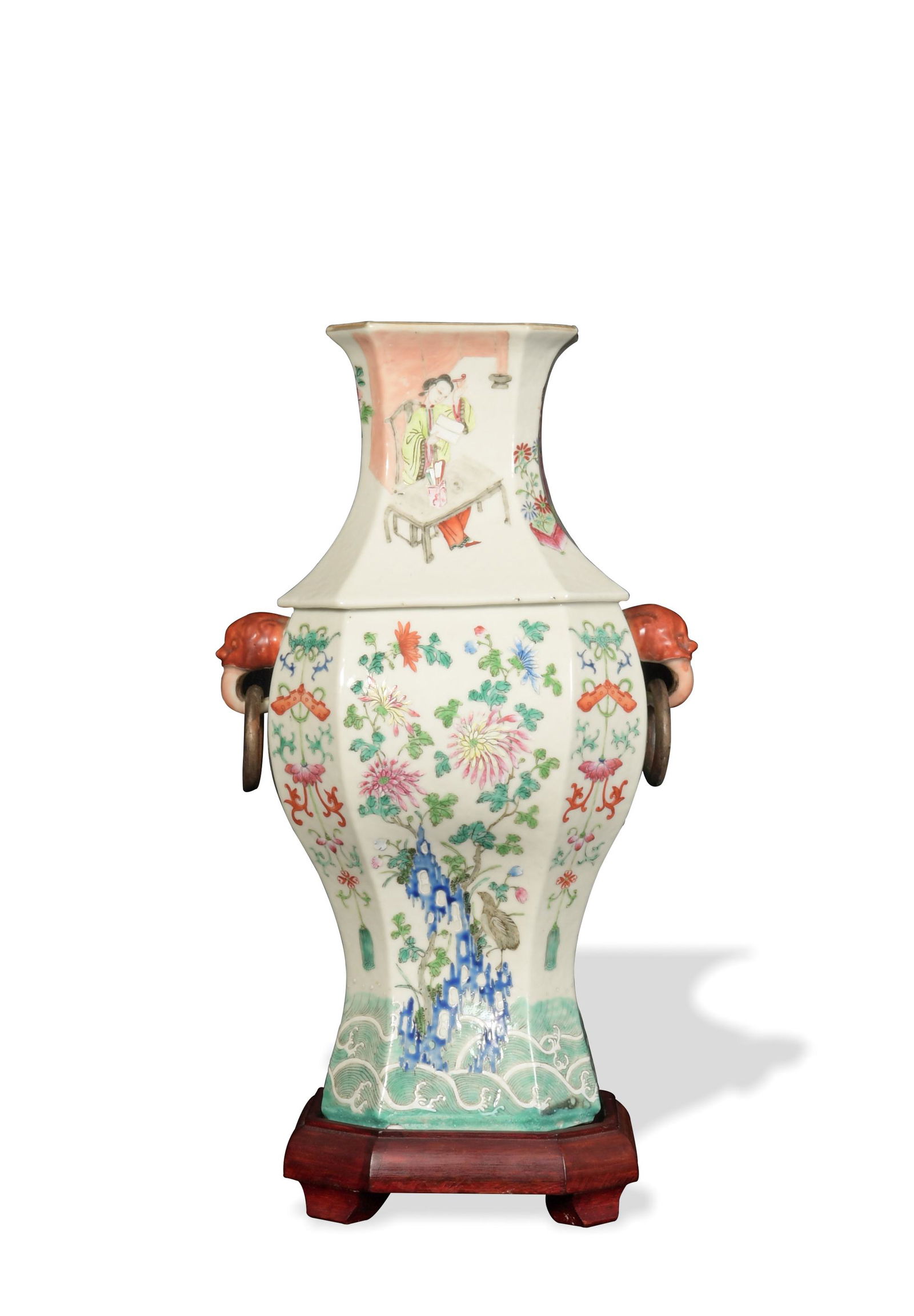 Chinese Famille Rose Vase, Early 19th Century (1 of 11)