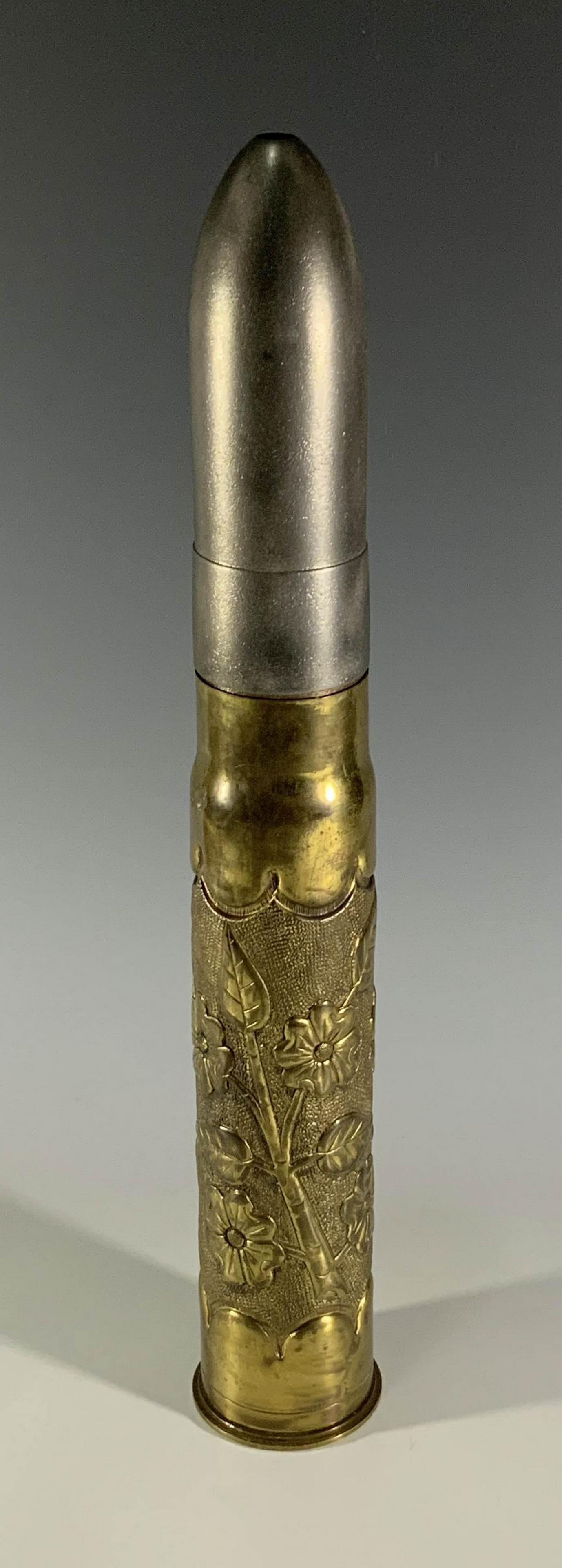 1889 6 Pounder Hotchkiss 57mm Trench Art Shell (1 of 4)